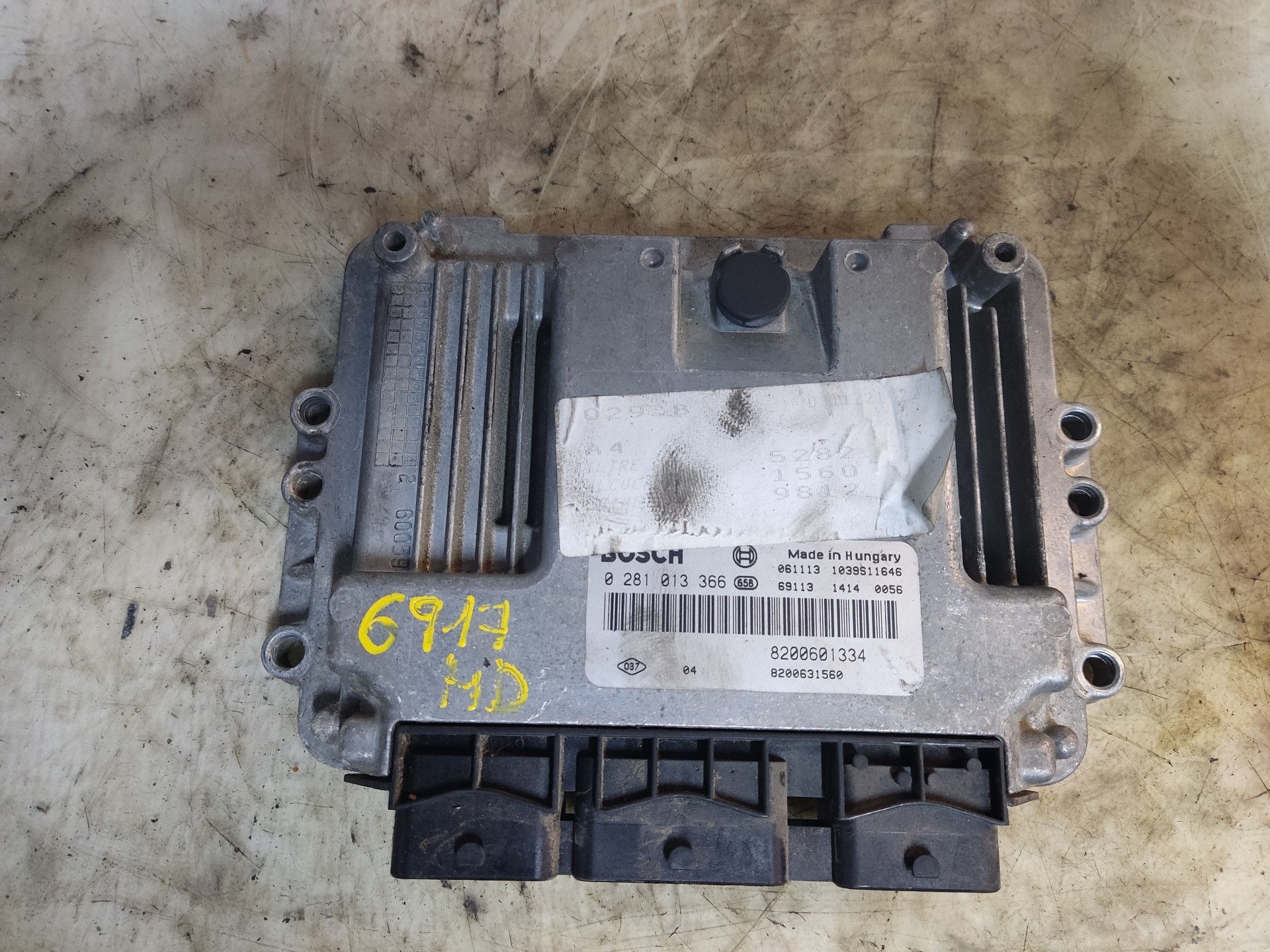 DODGE Scenic 2 generation (2003-2010) Unitate de control motor 0281013366 24897875