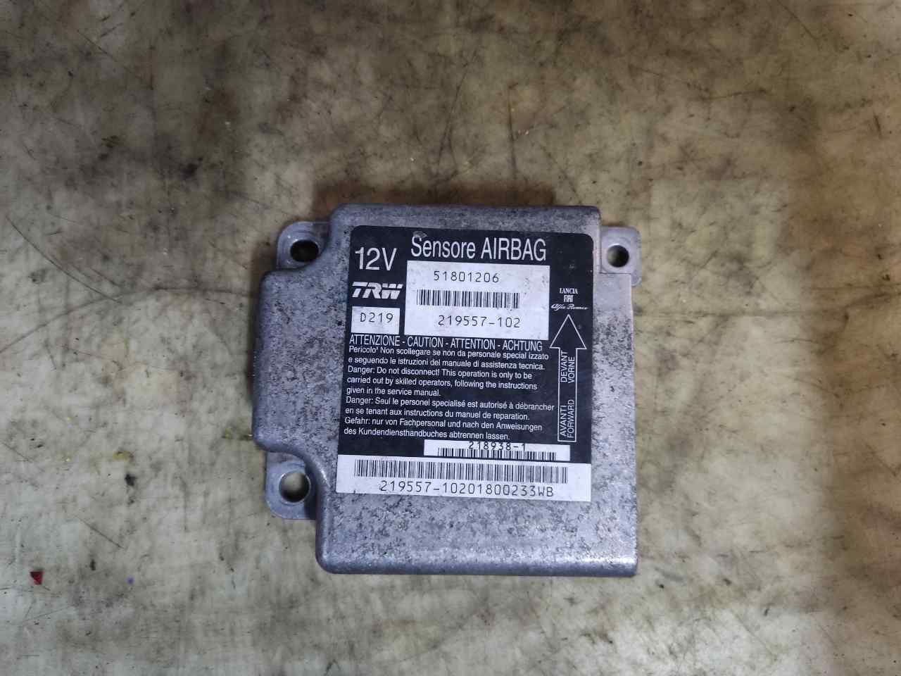 FIAT Idea 1 generation (2003-2020) SRS kontrollenhet 51801206 24899329