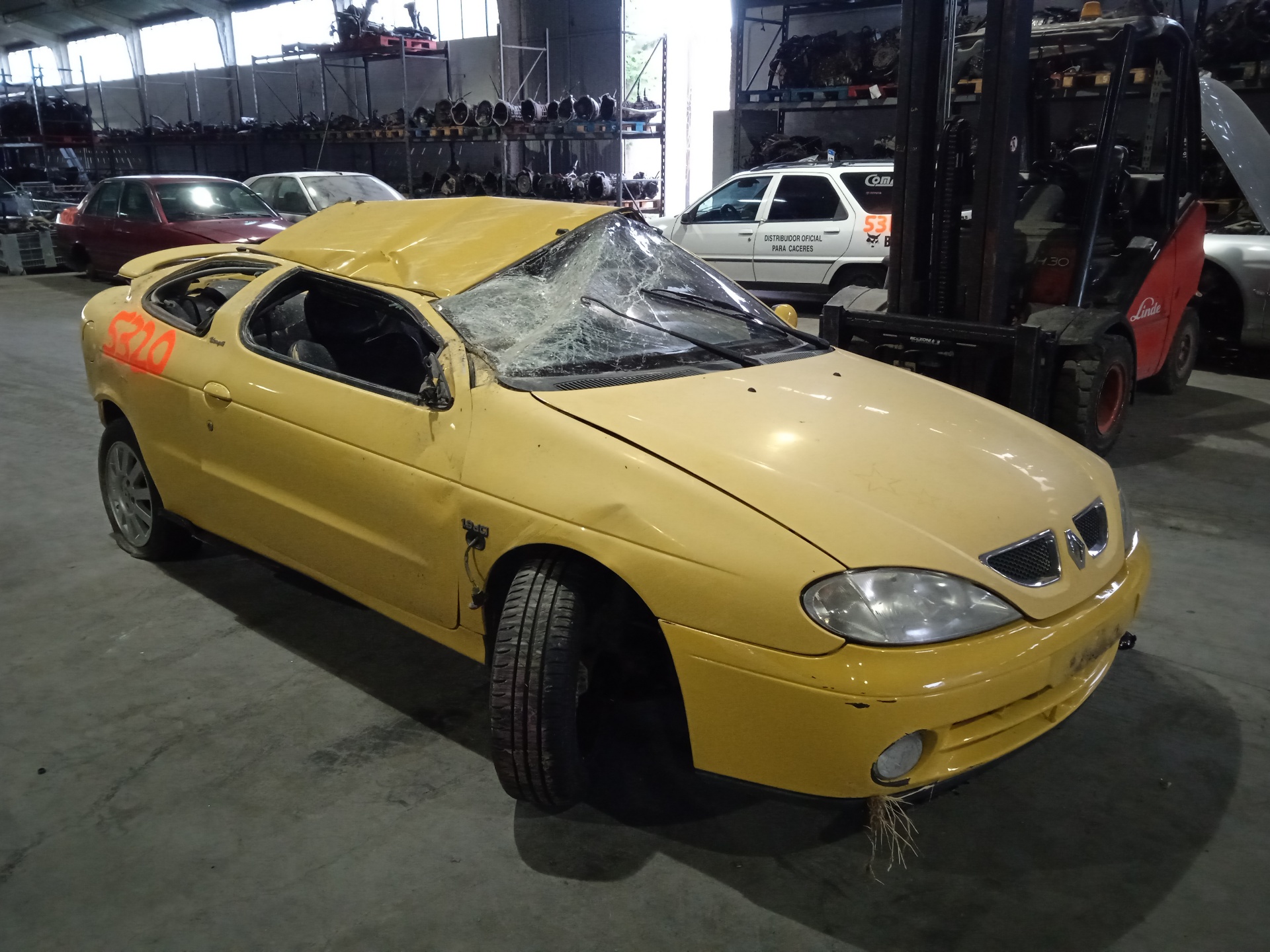 RENAULT Megane 1 generation (1995-2003) Comutator geam ușă stânga față ESTANTERÍA54 24890757