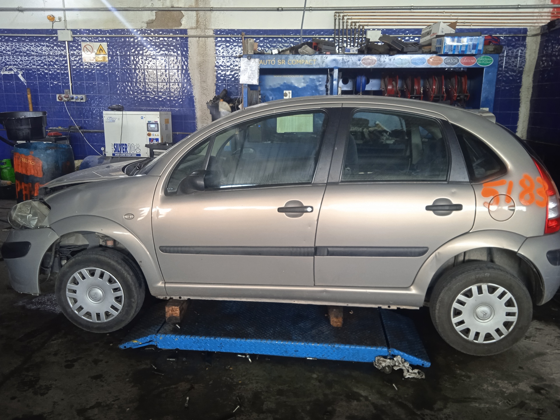 CITROËN C3 1 generation (2002-2010) Противотуманка бампера передняя правая 9648947780 24896955