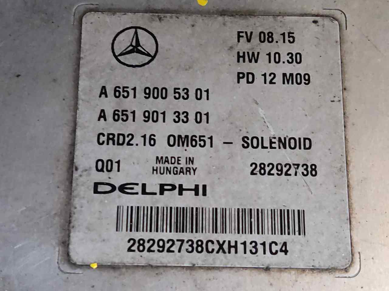 MERCEDES-BENZ E-Class W212/S212/C207/A207 (2009-2016) Блок управления двигателем A6519005301 24902433