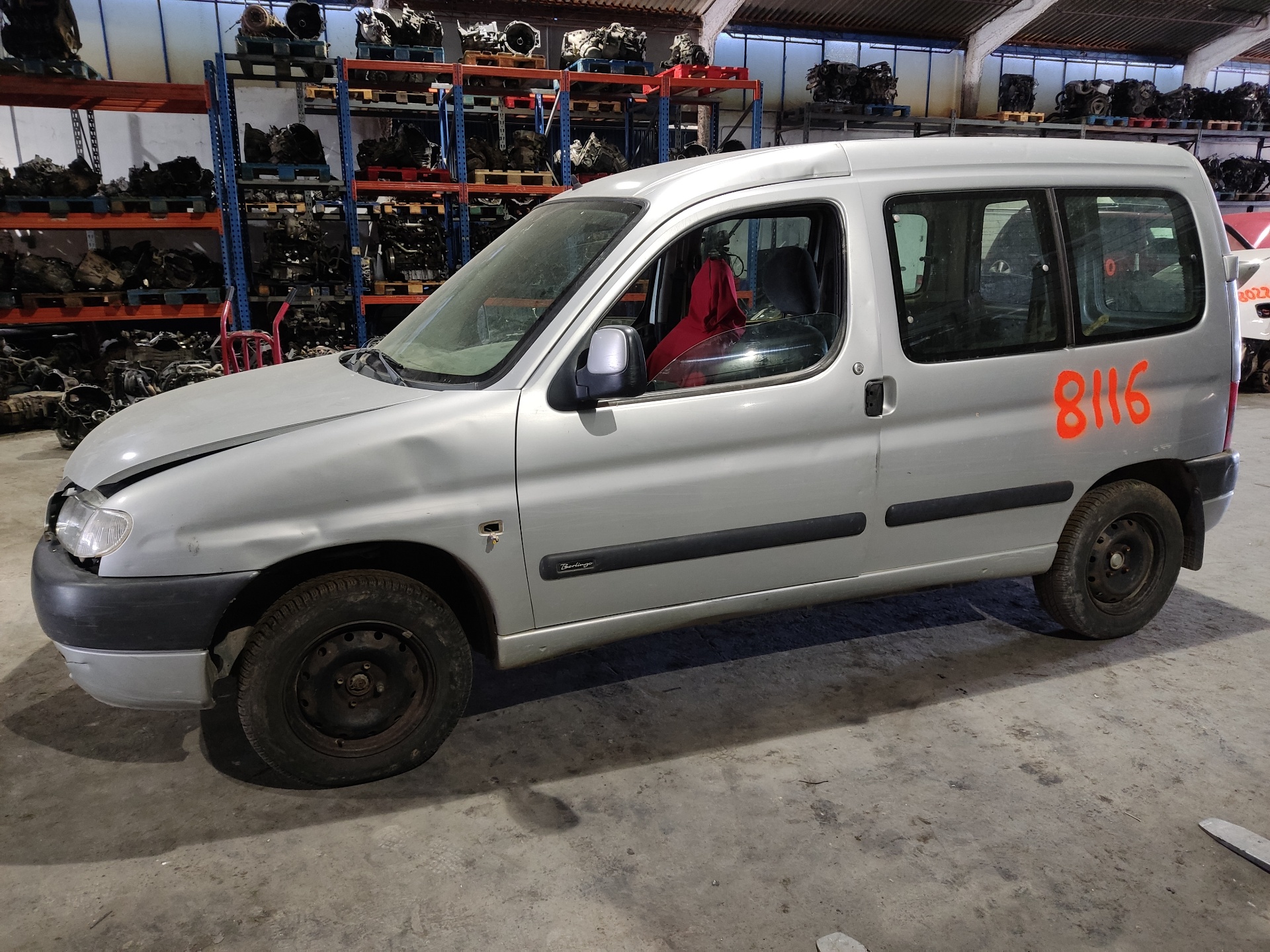 CITROËN Berlingo 1 generation (1996-2012) Priekinių kairių durų veidrodis 96366858XT 24902653