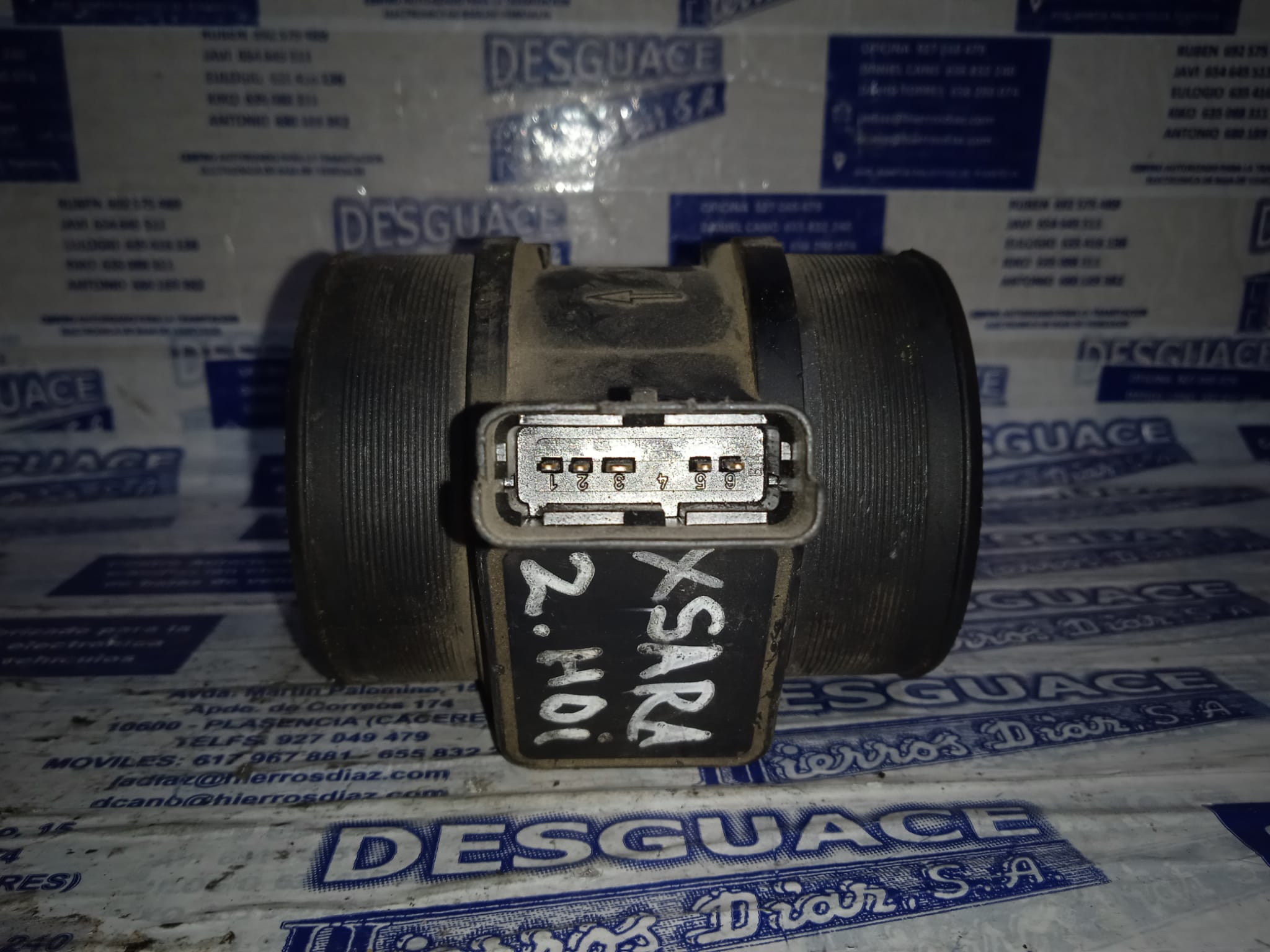 CITROËN Cee'd 1 generation (2007-2012) Mass Air Flow Sensor MAF ESTANTERÍA42 24889117