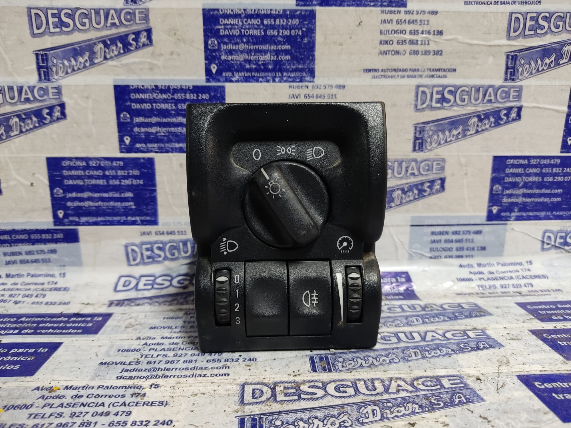 OPEL Vectra B (1995-1999) Headlight Switch Control Unit ESTANTERÍA93 24889696