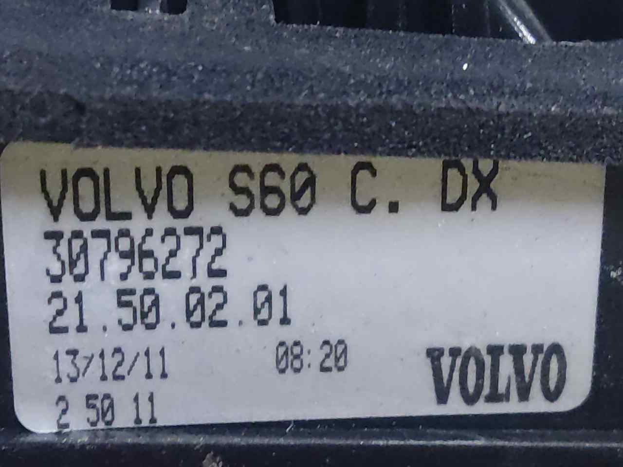 VOLVO S60 2 generation (2010-2020) Galinis dešinys žibintas 30796272 24899662