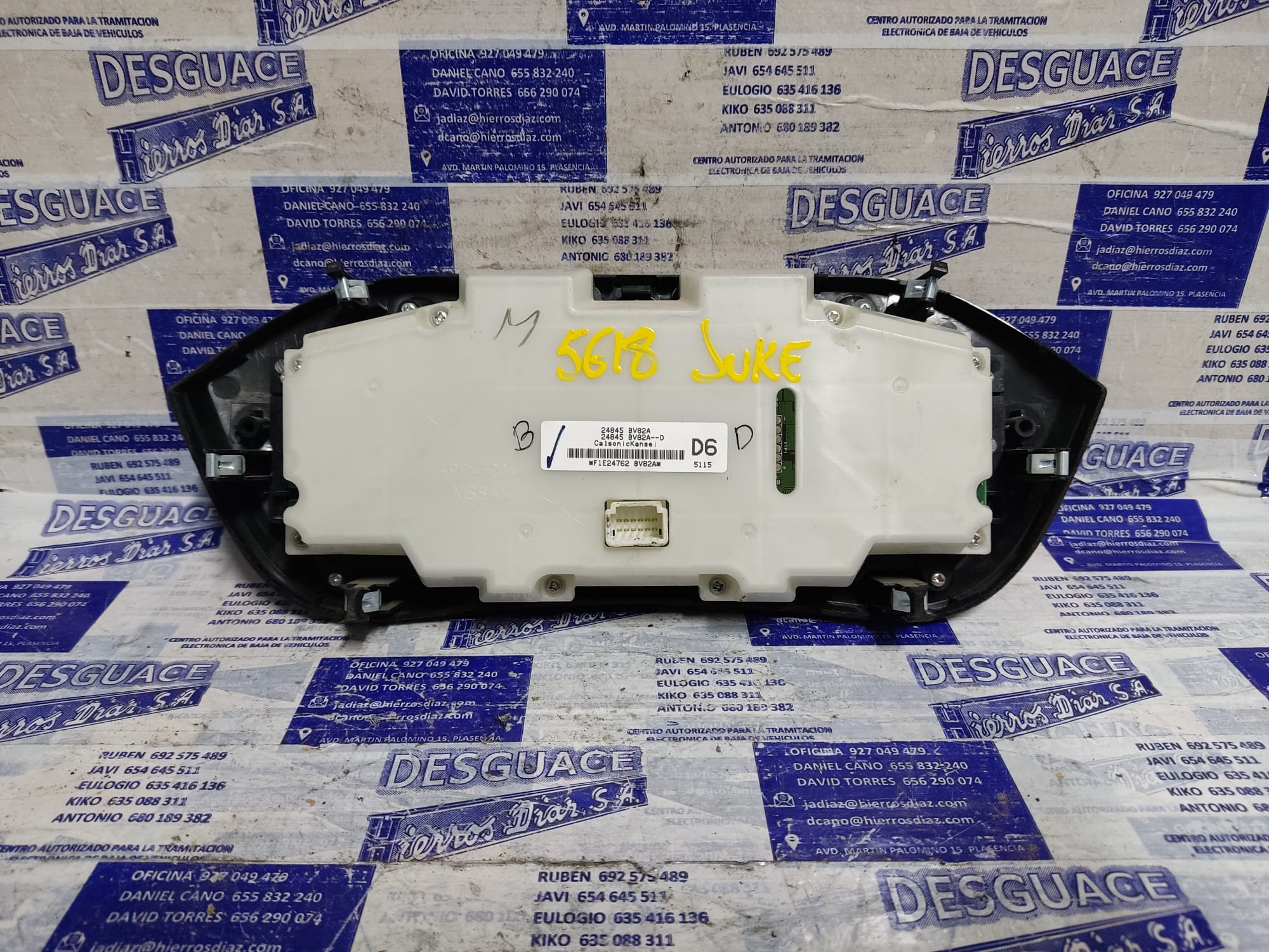 NISSAN Juke YF15 (2010-2020) Climate  Control Unit ESTANTERÍA56 24892299