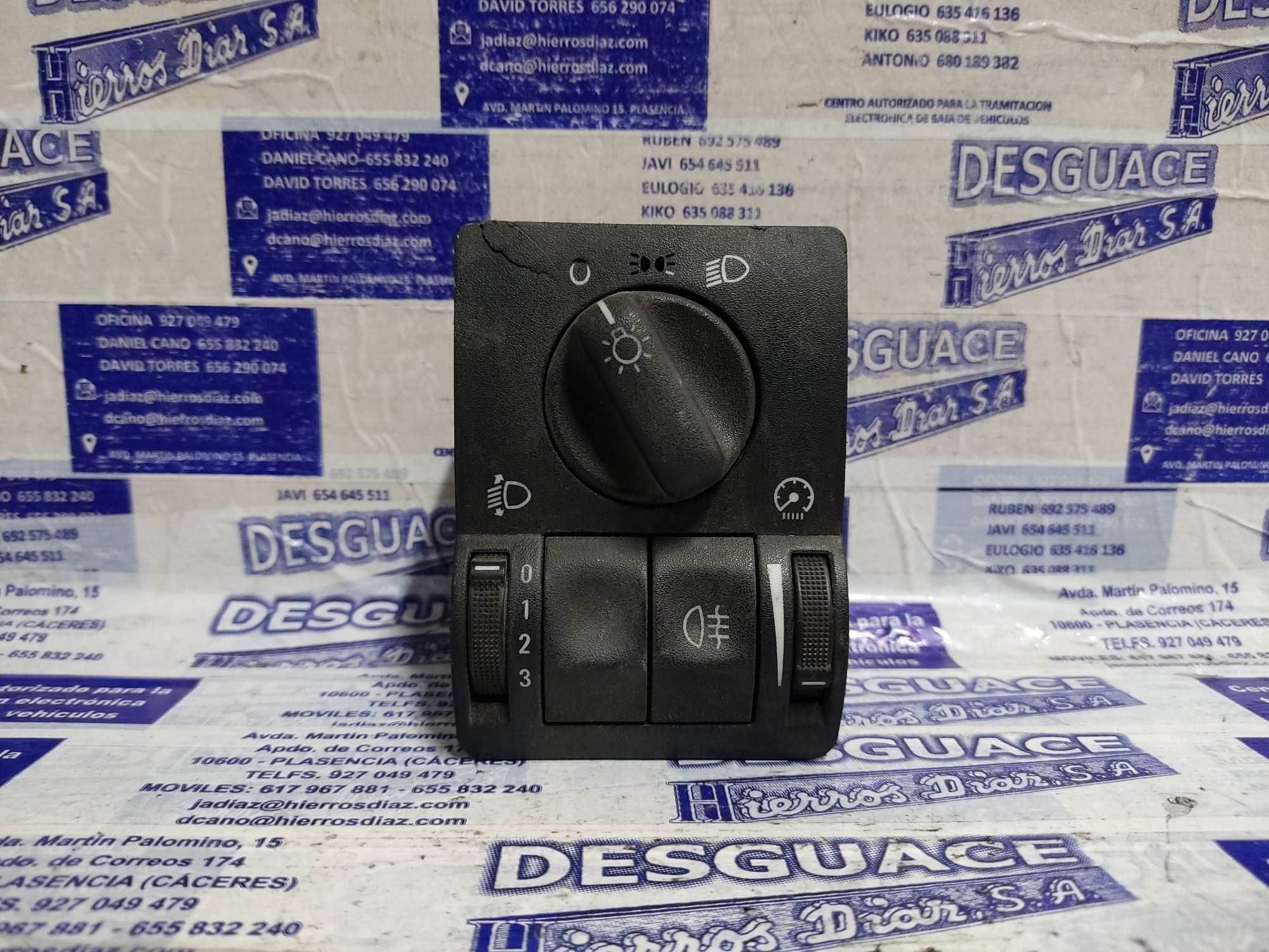 OPEL Astra H (2004-2014) Headlight Switch Control Unit ESTANTERÍA93 24891341