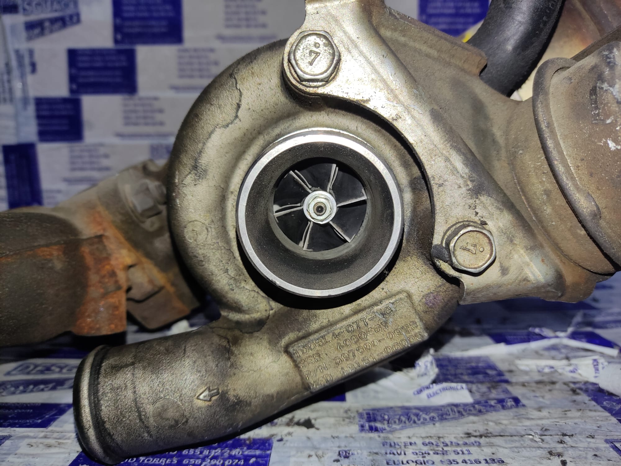 OPEL Meriva 1 generation (2002-2010) Turbocharger ESTANTERÍA96 24892086