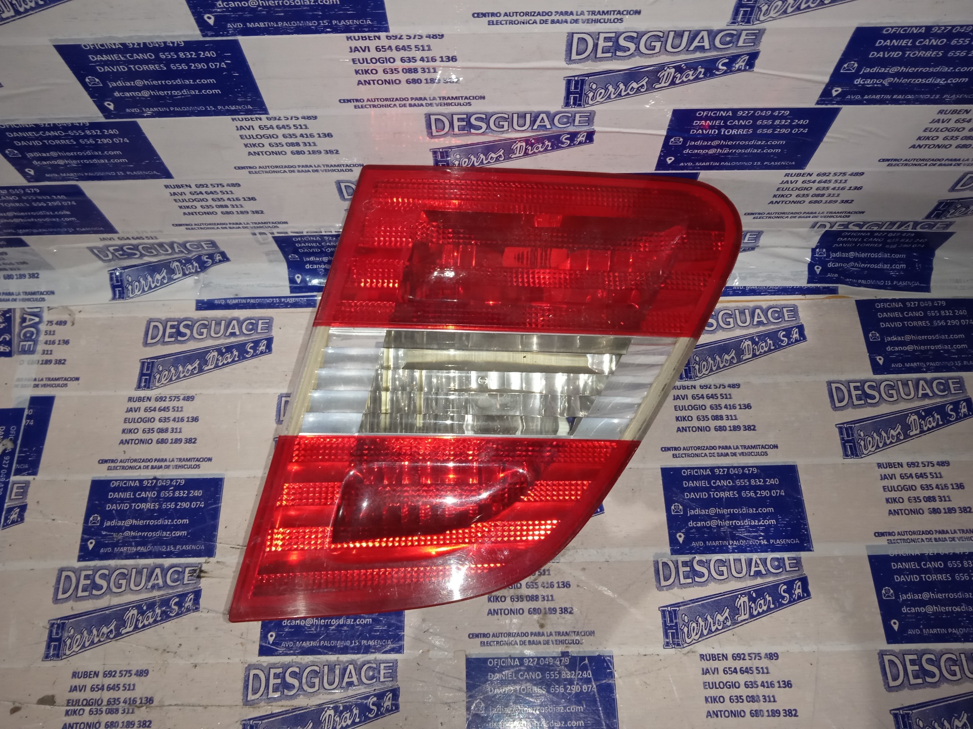 MERCEDES-BENZ B-Class W245 (2005-2011) Rear Right Taillight Lamp ESTANTERÍA7 24887156