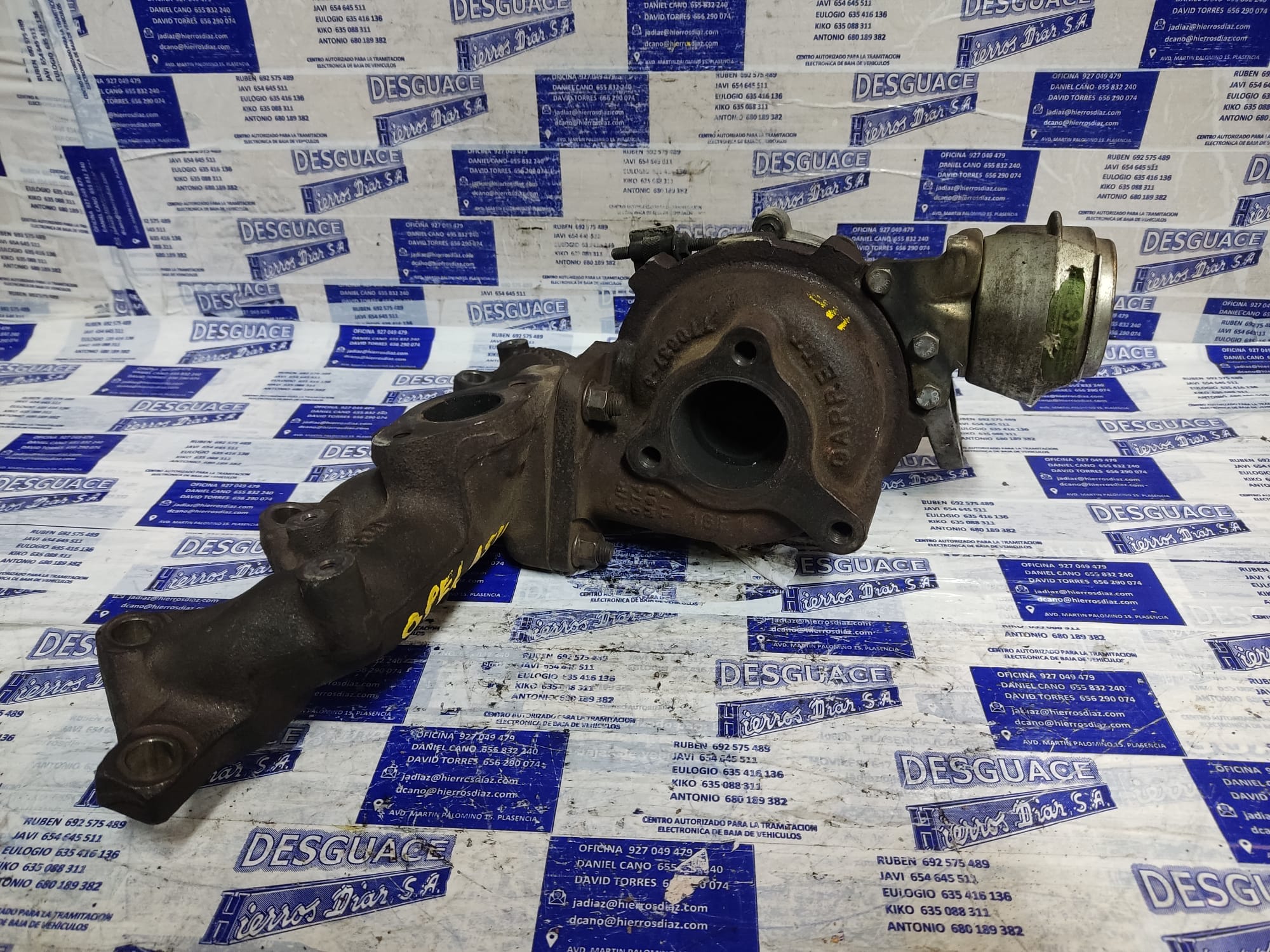 OPEL Astra J (2009-2020) Turbocharger ESTANTERÍA96 24885680