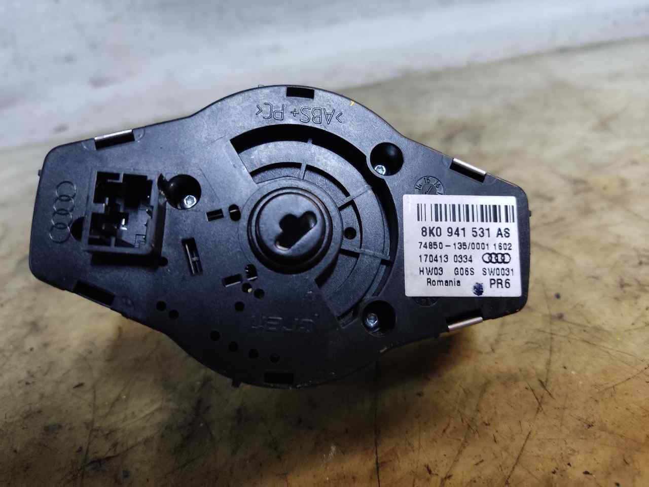 AUDI A4 B8/8K (2011-2016) Headlight Switch Control Unit 8K0941531AS 24899761