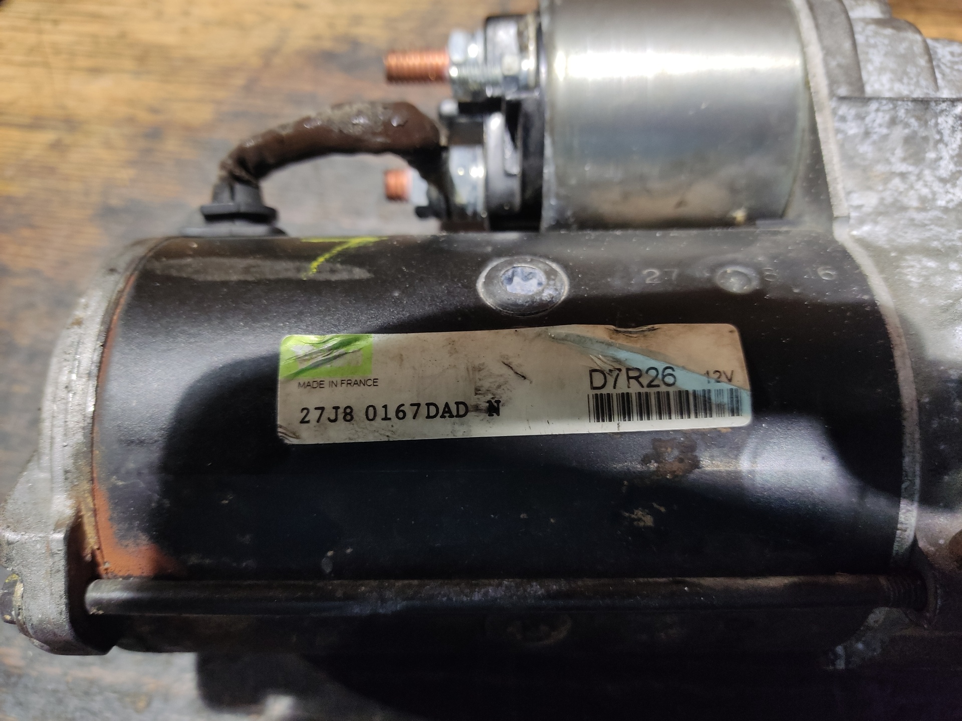 CITROËN Berlingo 1 generation (1996-2012) Starter Motor D7R26 24899402