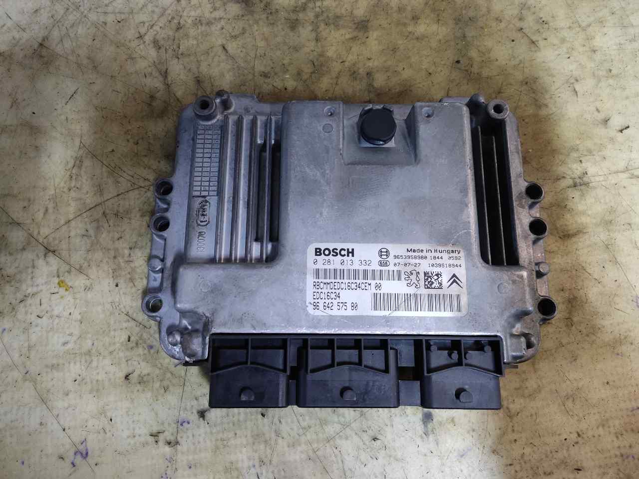 CITROËN C5 1 generation (2001-2008) Блок керування двигуном ECU 0281013332 24903066