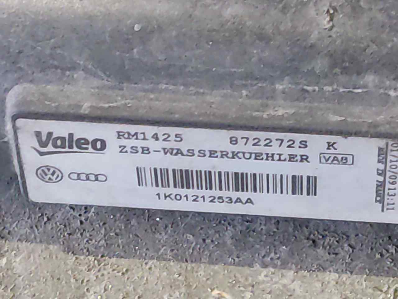SEAT Toledo 3 generation (2004-2010) Охлаждающий радиатор 1K0121253AA 24903220
