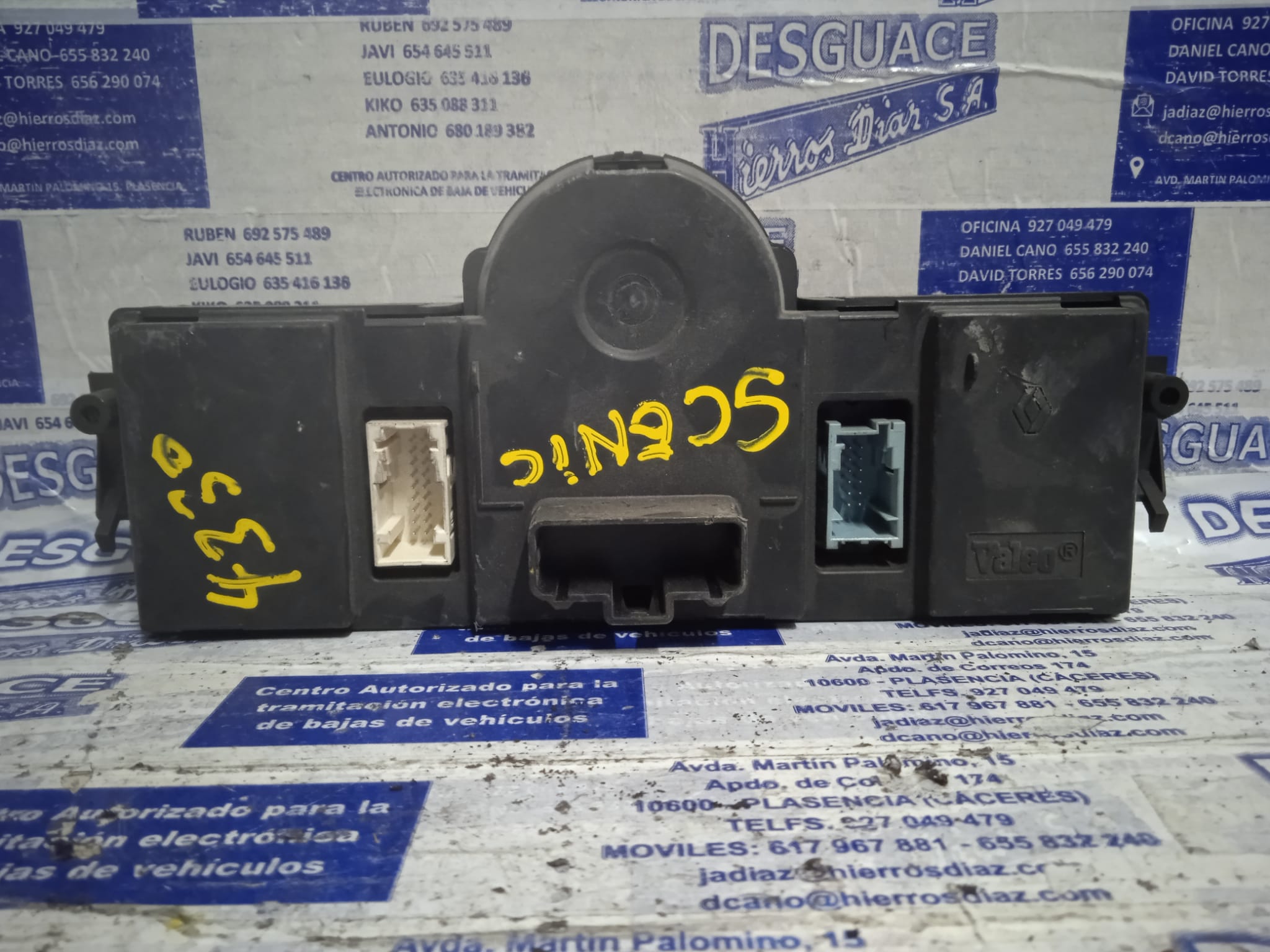 RENAULT Scenic 2 generation (2003-2010) Unitate de control al climei ESTANTERÍA52 24890323