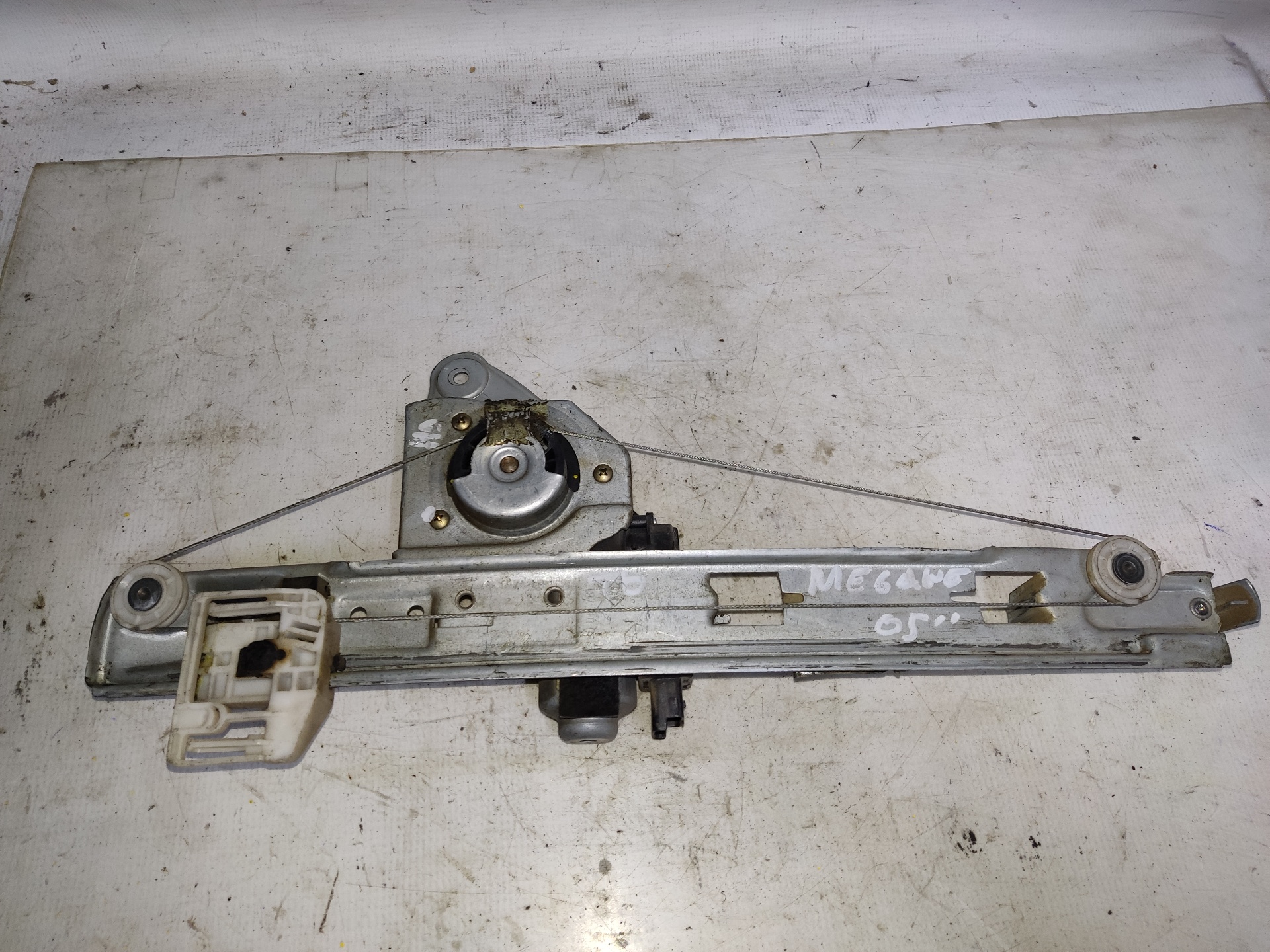 RENAULT Megane 2 generation (2002-2012) Rear Right Door Window Regulator GANCHO36 24894613