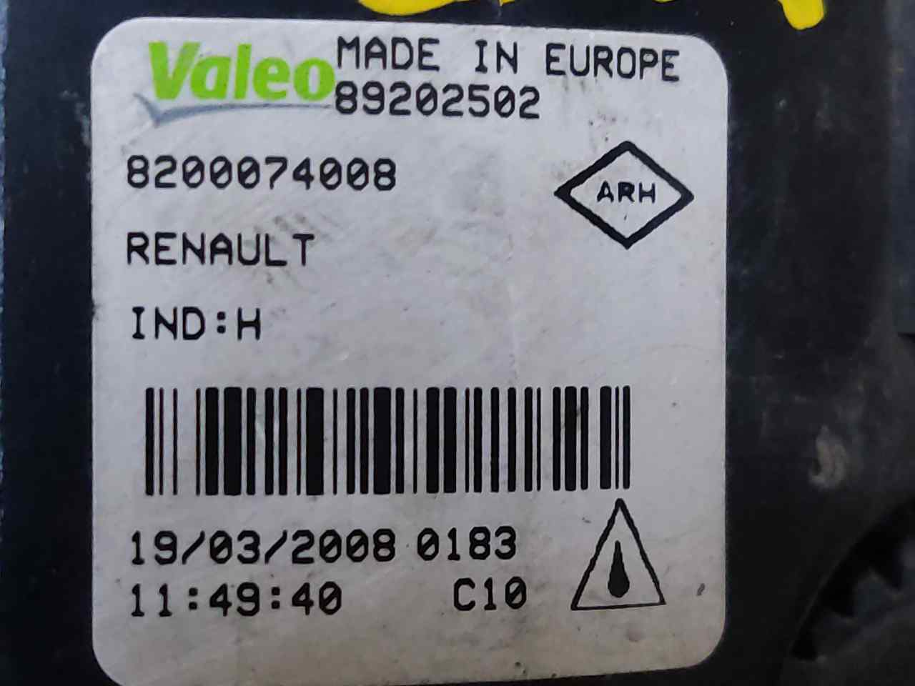 RENAULT Laguna 3 generation (2007-2015) Bal első ködlámpa 8200074008 24900848