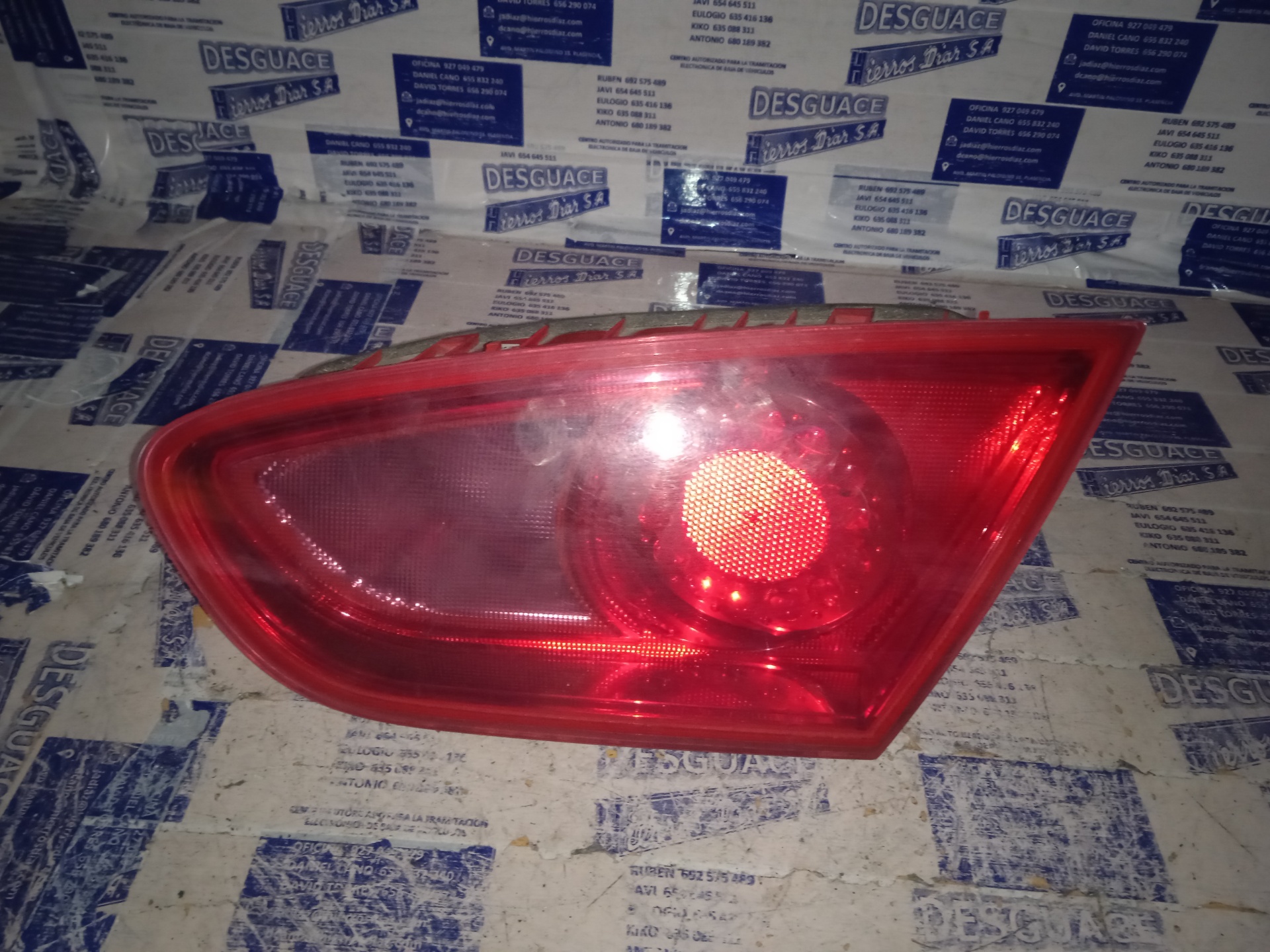 SEAT Leon 2 generation (2005-2012) Rear Right Taillight Lamp ESTANTERÍA12 24887102