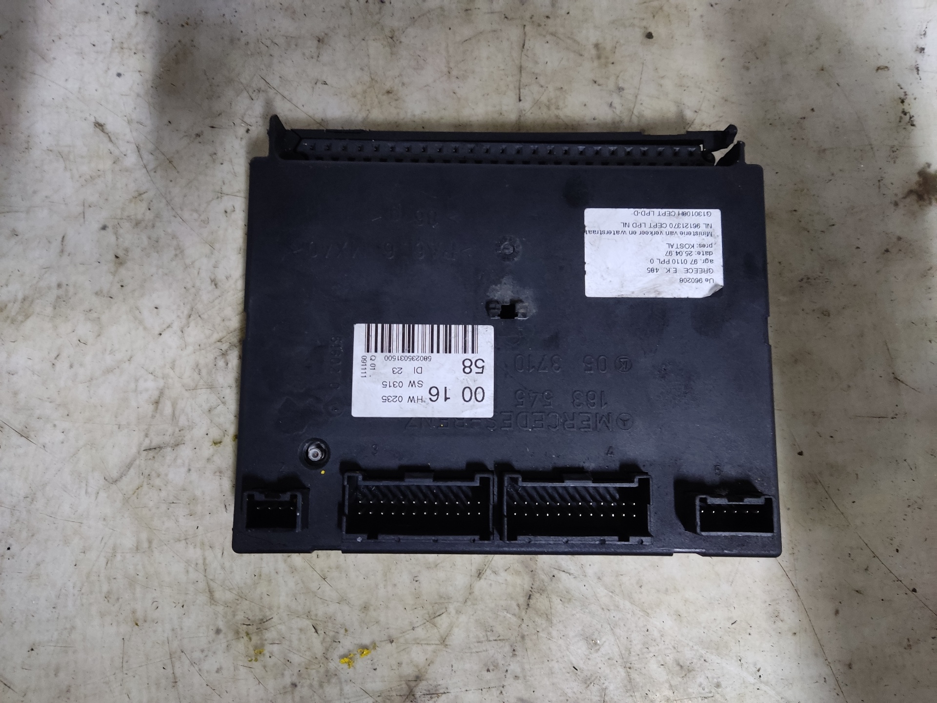 MERCEDES-BENZ M-Class W163 (1997-2005) Comfort Control Unit G130108H 24896621