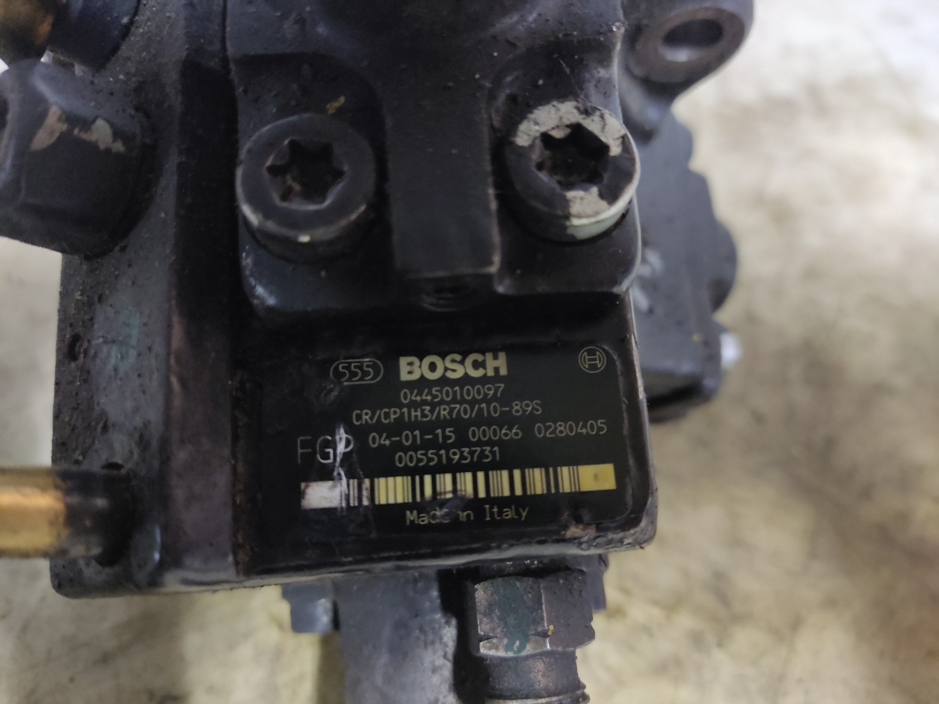 OPEL Vectra C (2002-2005) Pompă de combustibil de înaltă presiune 0445010097 24887643