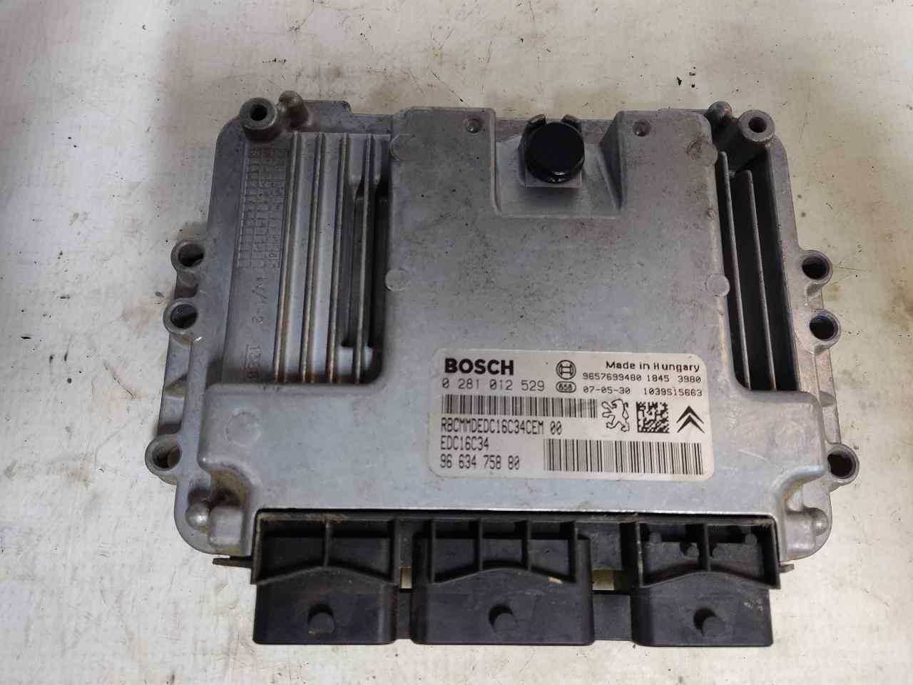 PEUGEOT Ghibli 3 generation (2013-2024) Engine Control Unit ECU 0281012529 24895613