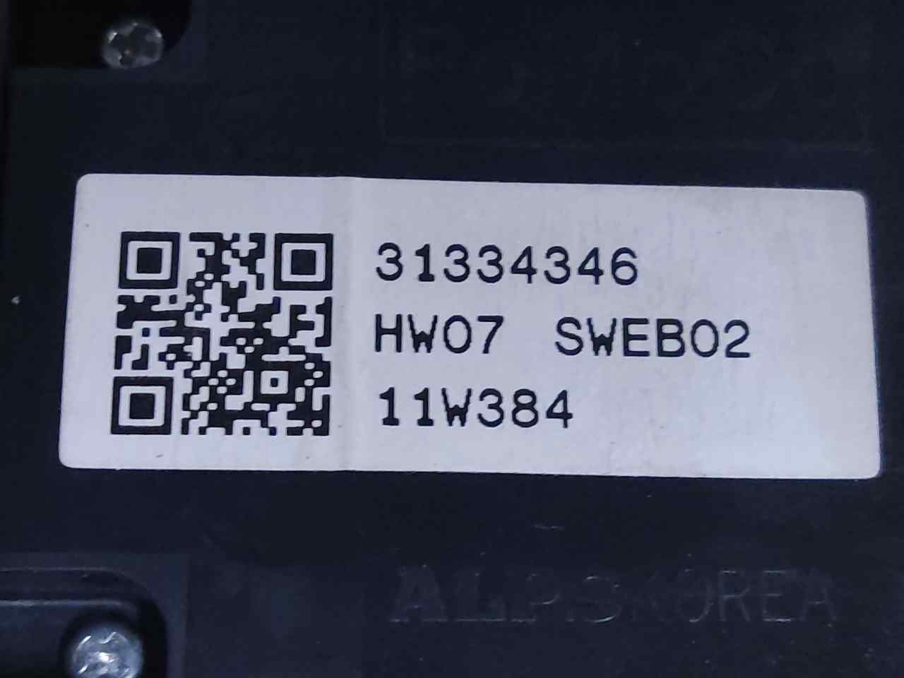 VOLVO S60 2 generation (2010-2020) Кнопка стеклоподъемника передней левой двери 31334346 24899824