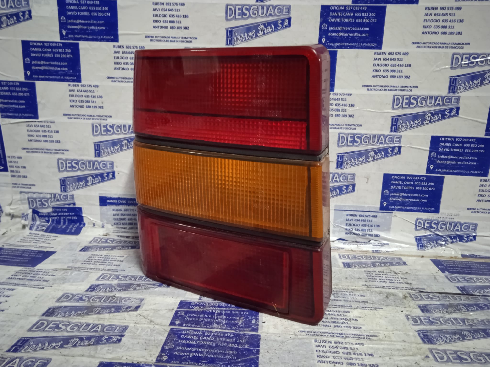 SEAT Ibiza 1 generation (1984-1993) Rear Left Taillight ESTANTERÍA11 24889099