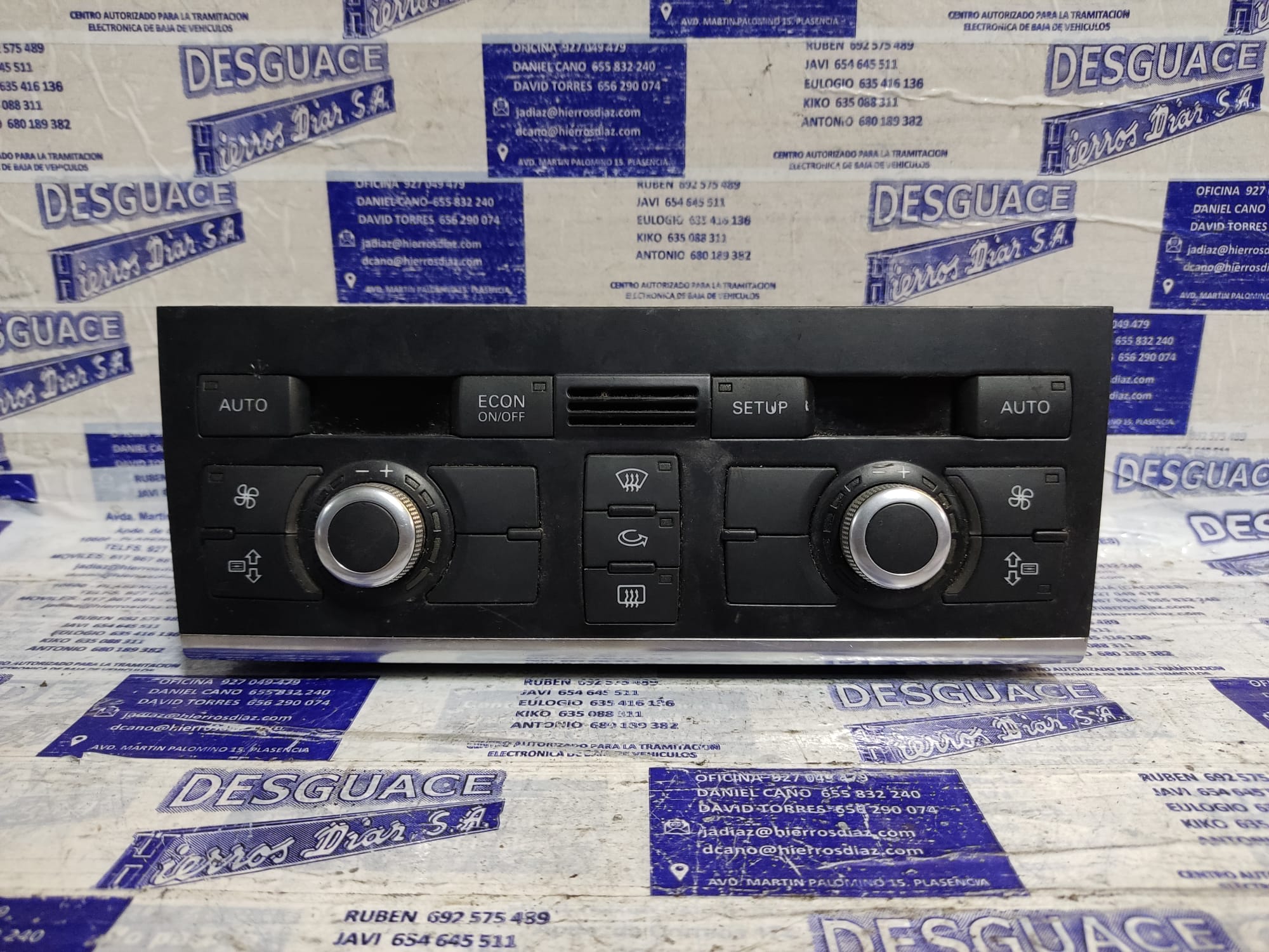 AUDI Q7 4L (2005-2015) Climate  Control Unit ESTANTERÍA73 24890814