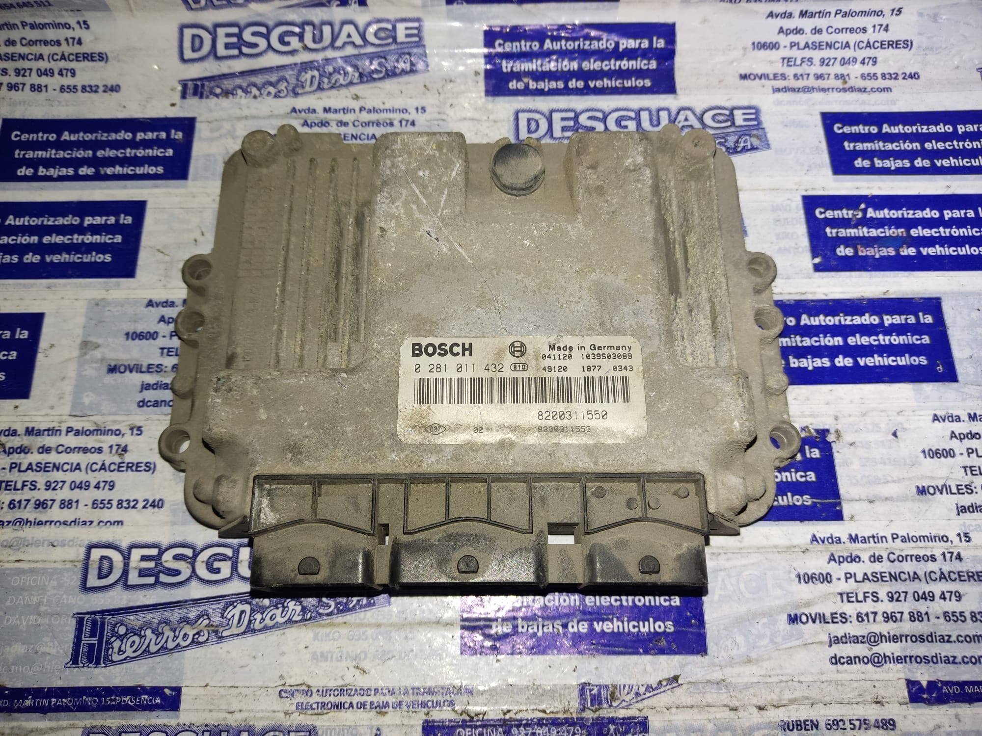 OPEL Movano 1 generation (A) (1998-2010) Блок керування двигуном ECU 26017496