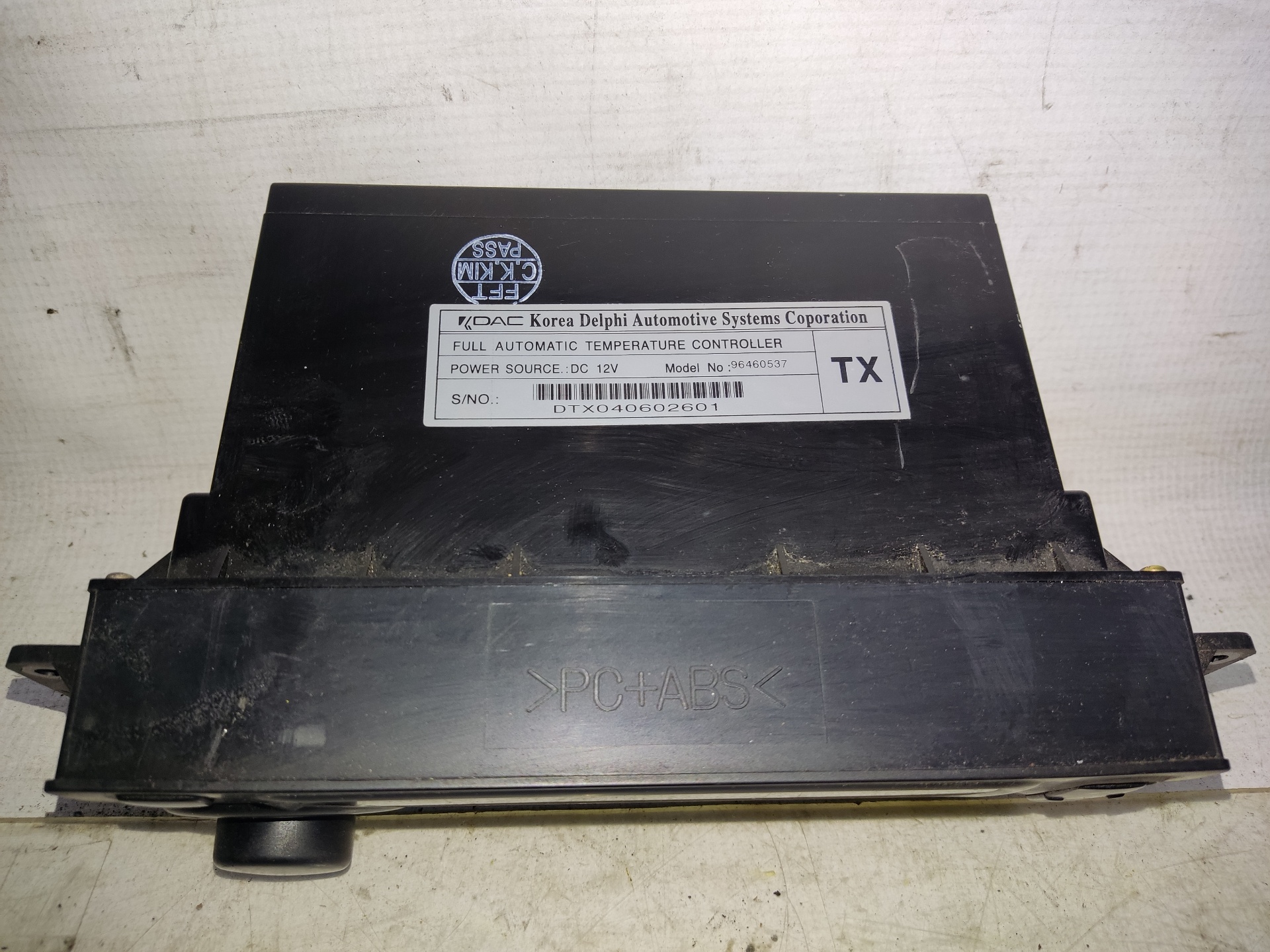 DAEWOO Climate  Control Unit ESTANTERÍA68 24895939