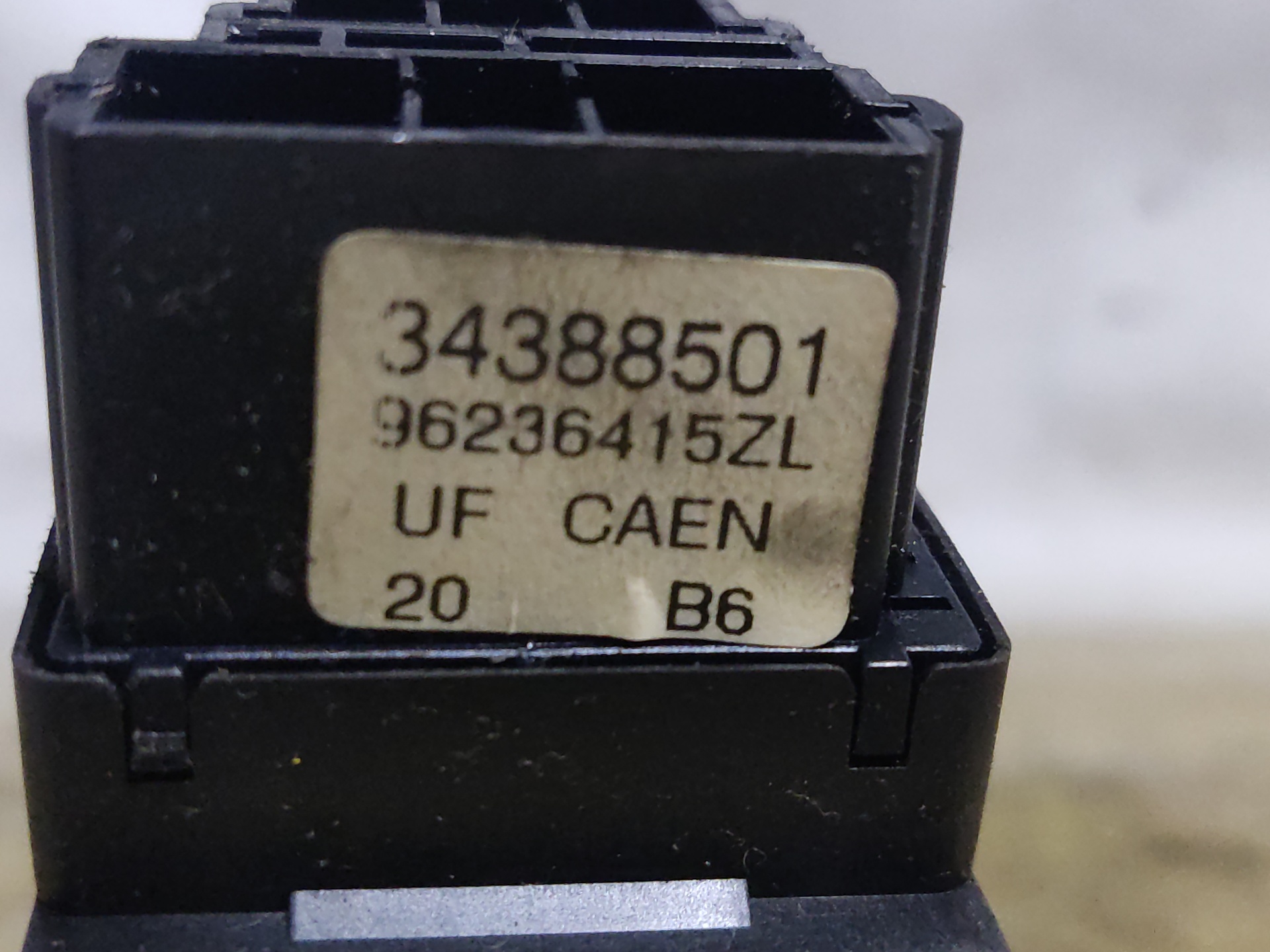 CITROËN Saxo 2 generation (1996-2004) Headlight Switch Control Unit 96236415ZL 24898288