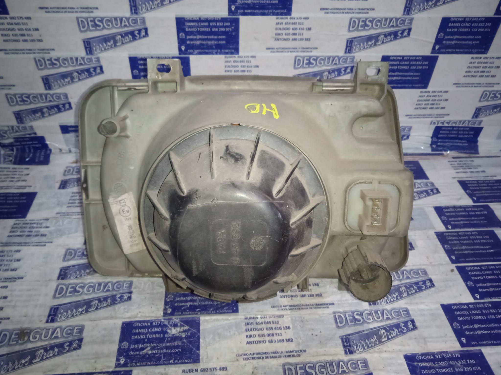 SEAT Ibiza 1 generation (1984-1993) Front Left Headlight ESTANTERÍA12 24888898