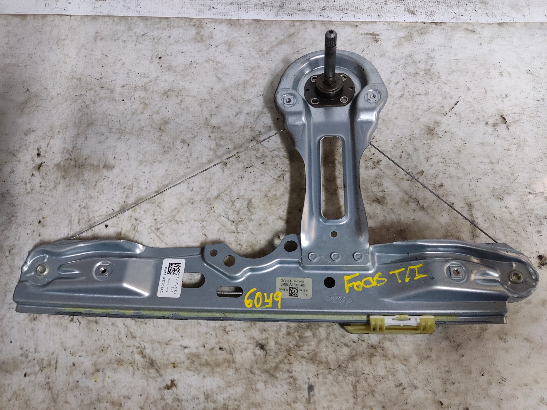 FORD Focus 3 generation (2011-2020) Rear left door window lifter GANCHO5 24893263