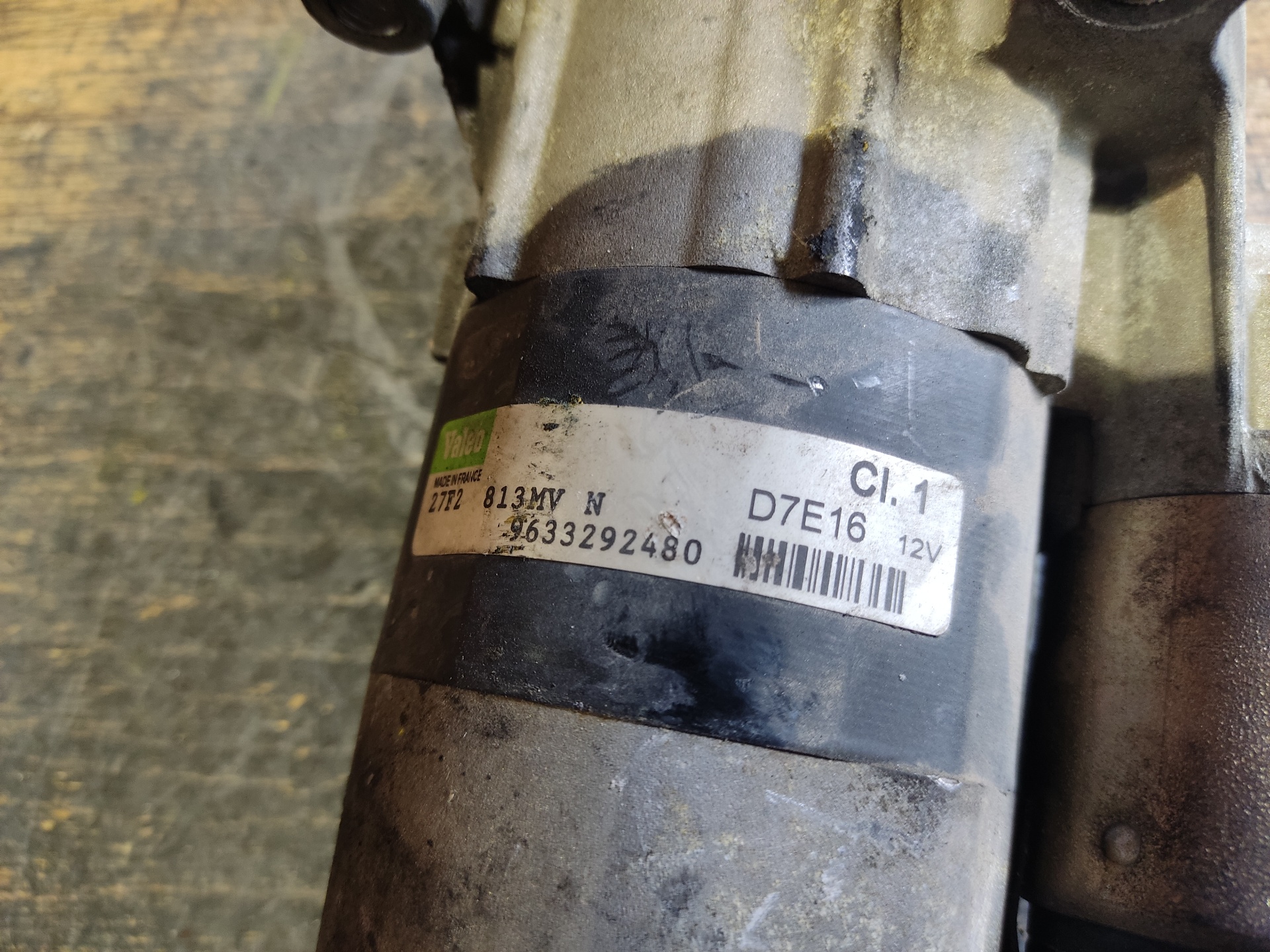 CITROËN C3 1 generation (2002-2010) Starter Motor D7E16 24895471