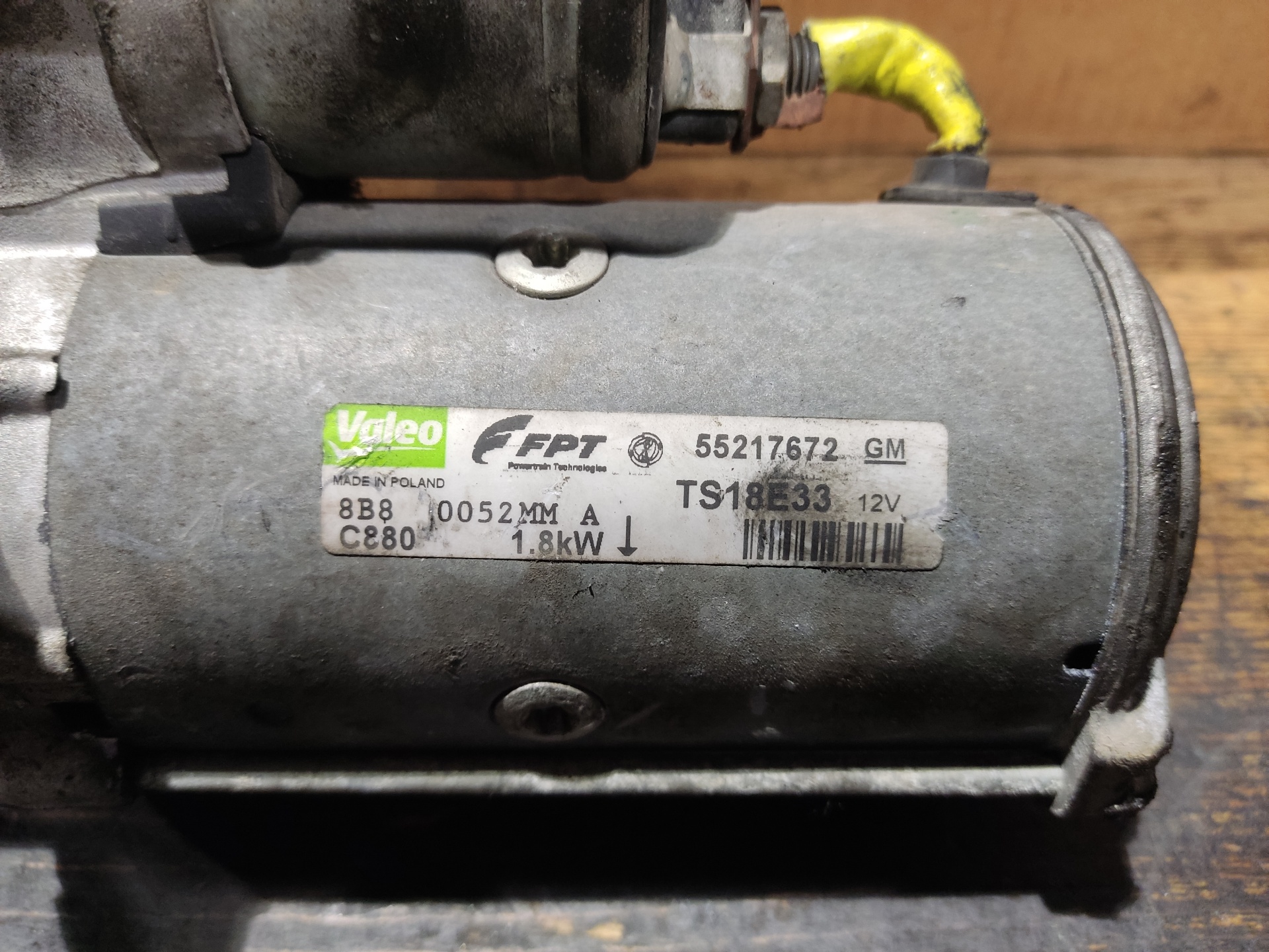 OPEL Corsa D (2006-2020) Starter Motor TS18E33 24897638