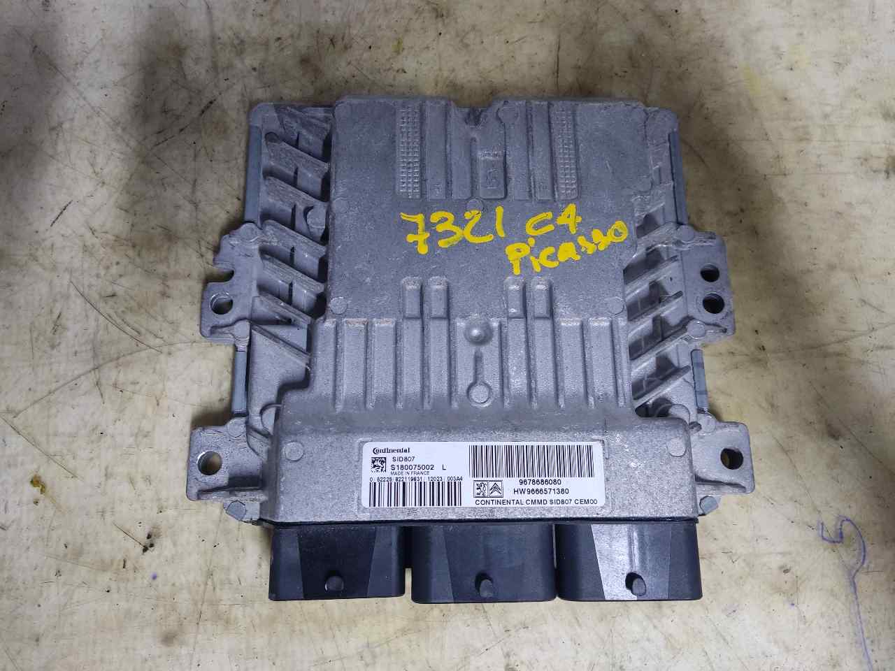 CITROËN C4 Picasso 1 generation (2006-2013) Engine Control Unit ECU 967666080 24899308