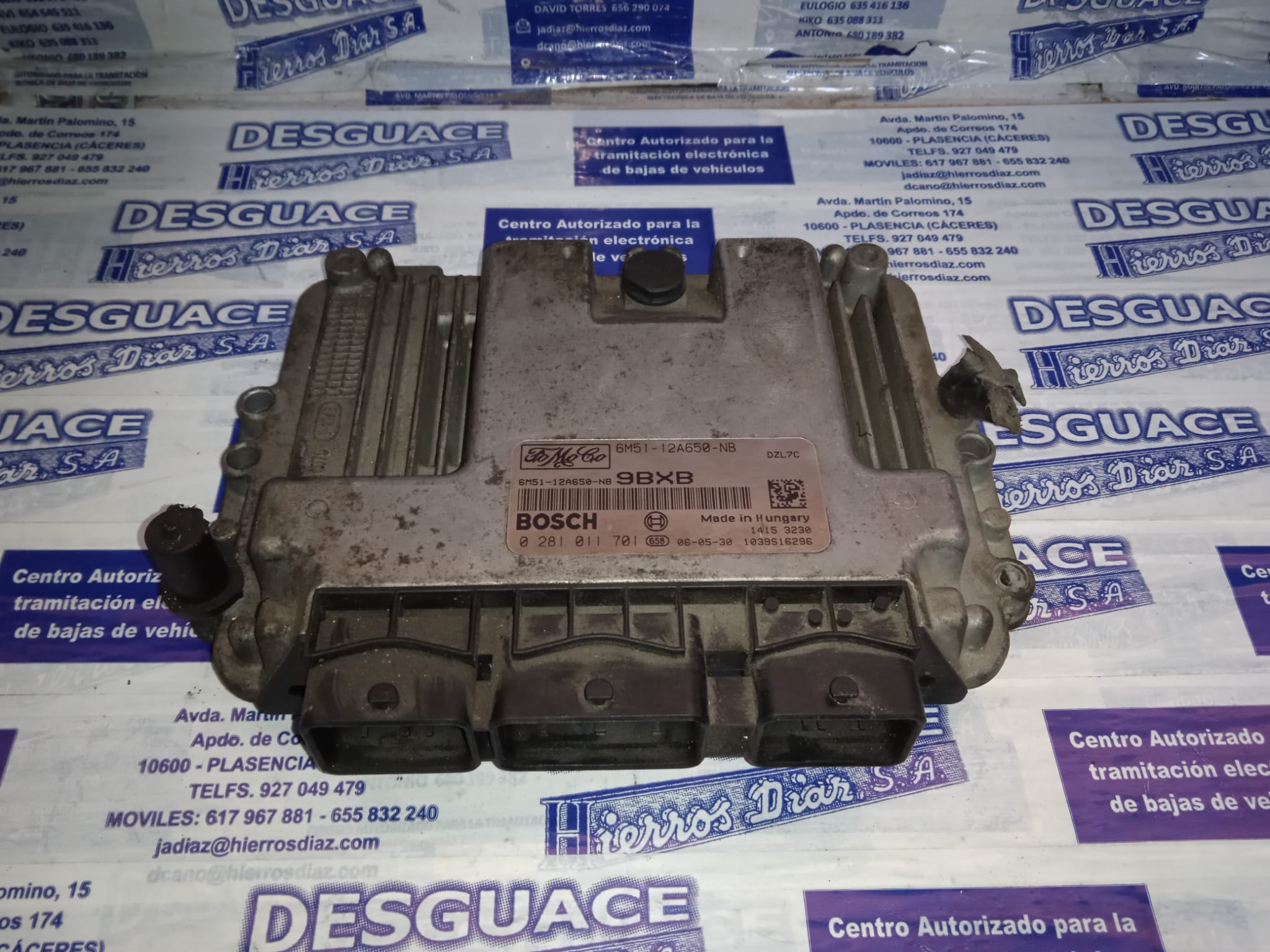 FORD C-Max 1 generation (2003-2010) Moottorin ohjausyksikkö ECU 0281011701 24885688