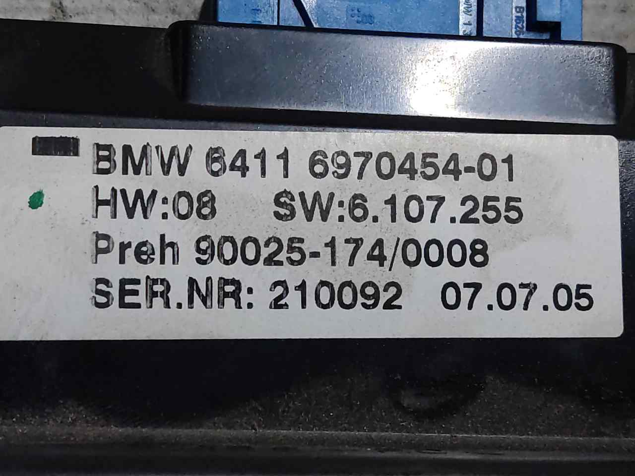 BMW 7 Series E65/E66 (2001-2008) Блок клімат-контролю 6411697045401 24900362