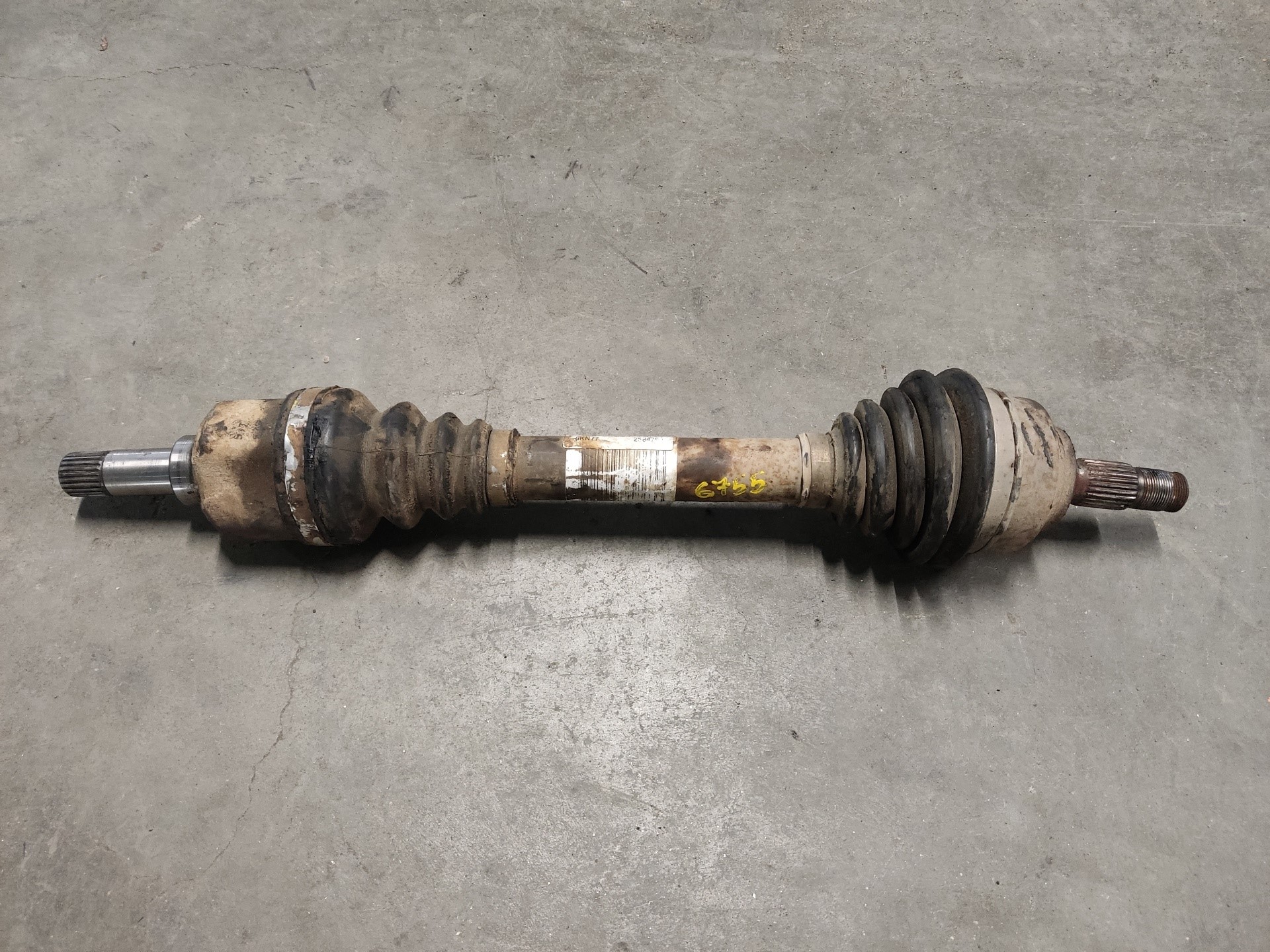 CITROËN Berlingo 1 generation (1996-2012) Front Left Driveshaft TUBO309 24899061