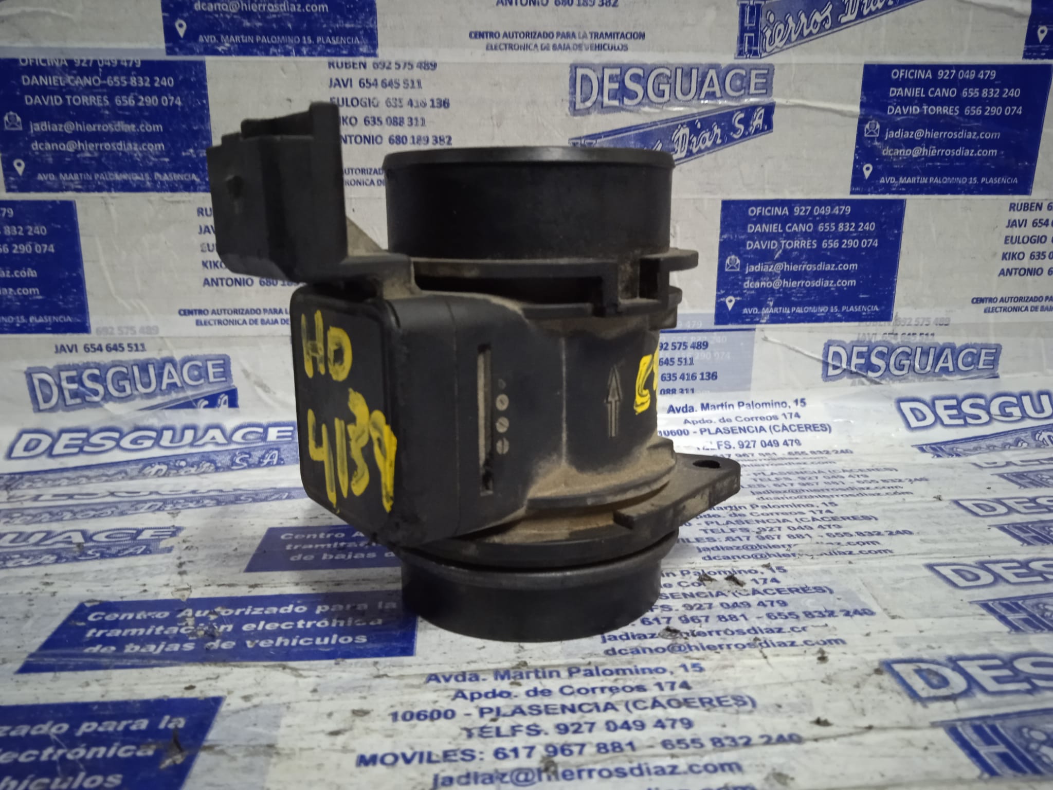 CITROËN C2 1 generation (2003-2009) Mass Air Flow Sensor MAF ESTANTERÍA42 24886634