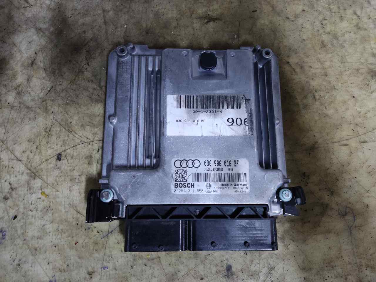 AUDI A6 C6/4F (2004-2011) Μονάδα ελέγχου κινητήρα ECU 0281011850 24902508