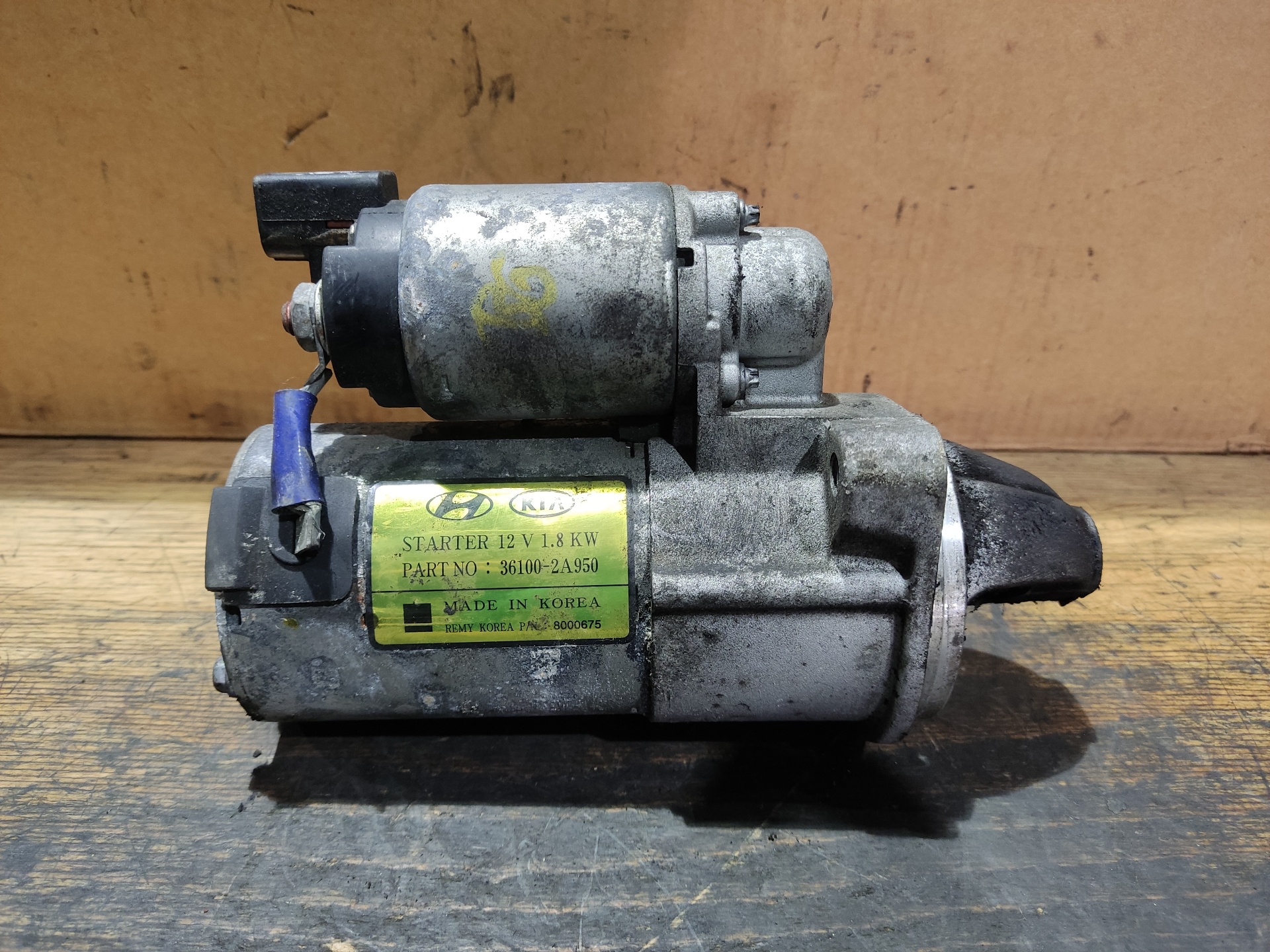 HYUNDAI Tucson 3 generation (2015-2021) Starter Motor 361002A950 24899361