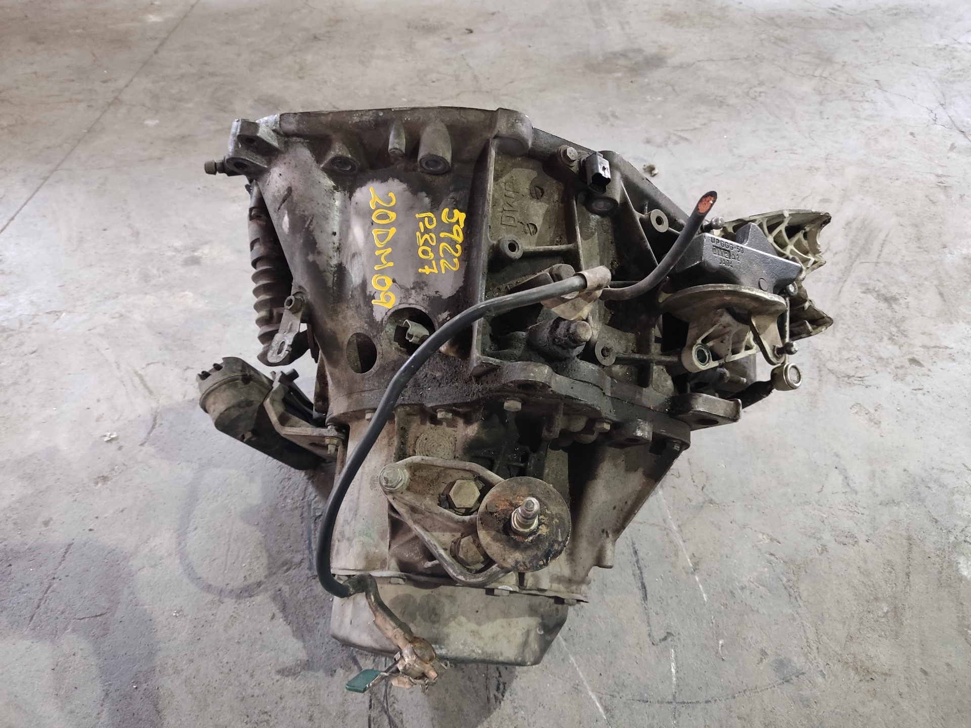 PEUGEOT 307 1 generation (2001-2008) Gearbox 20DM09,PALET82,FILA1 22341722