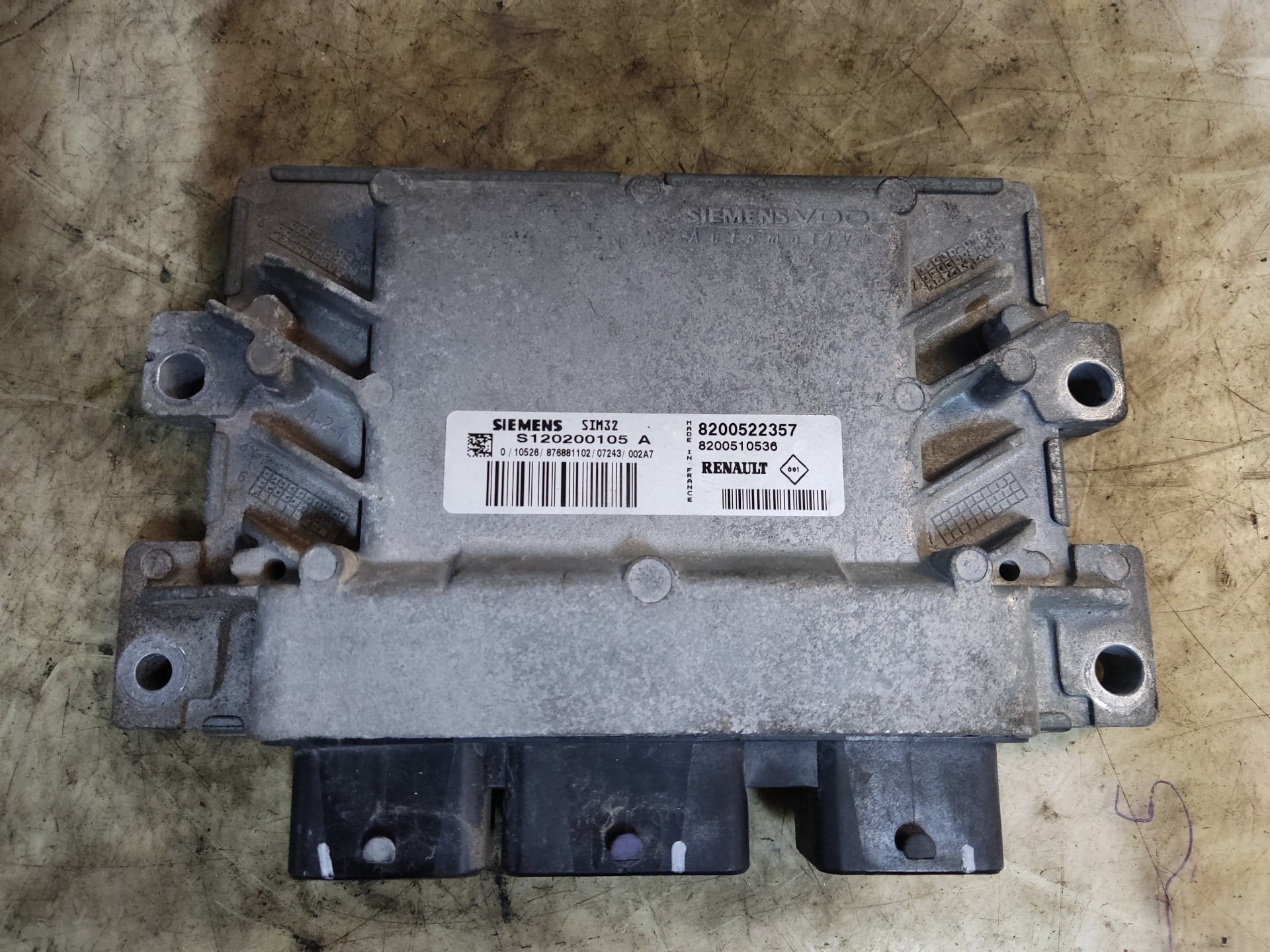 RENAULT Clio 3 generation (2005-2012) Variklio kompiuteris 8200522357 24897772