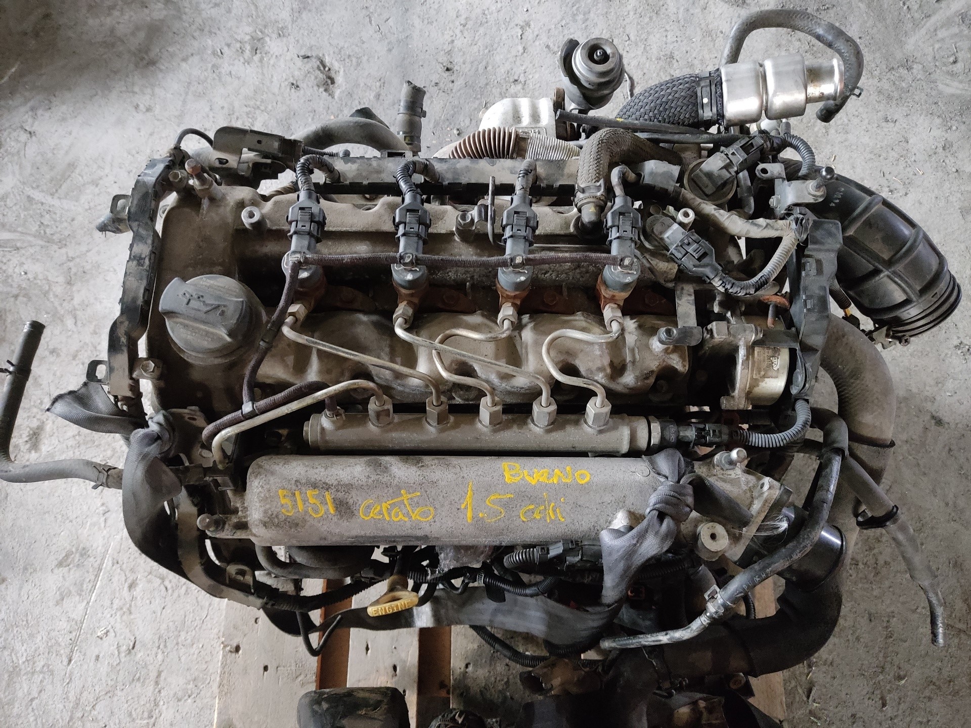 KIA Cerato 1 generation (2004-2009) Engine D4FA 23015634