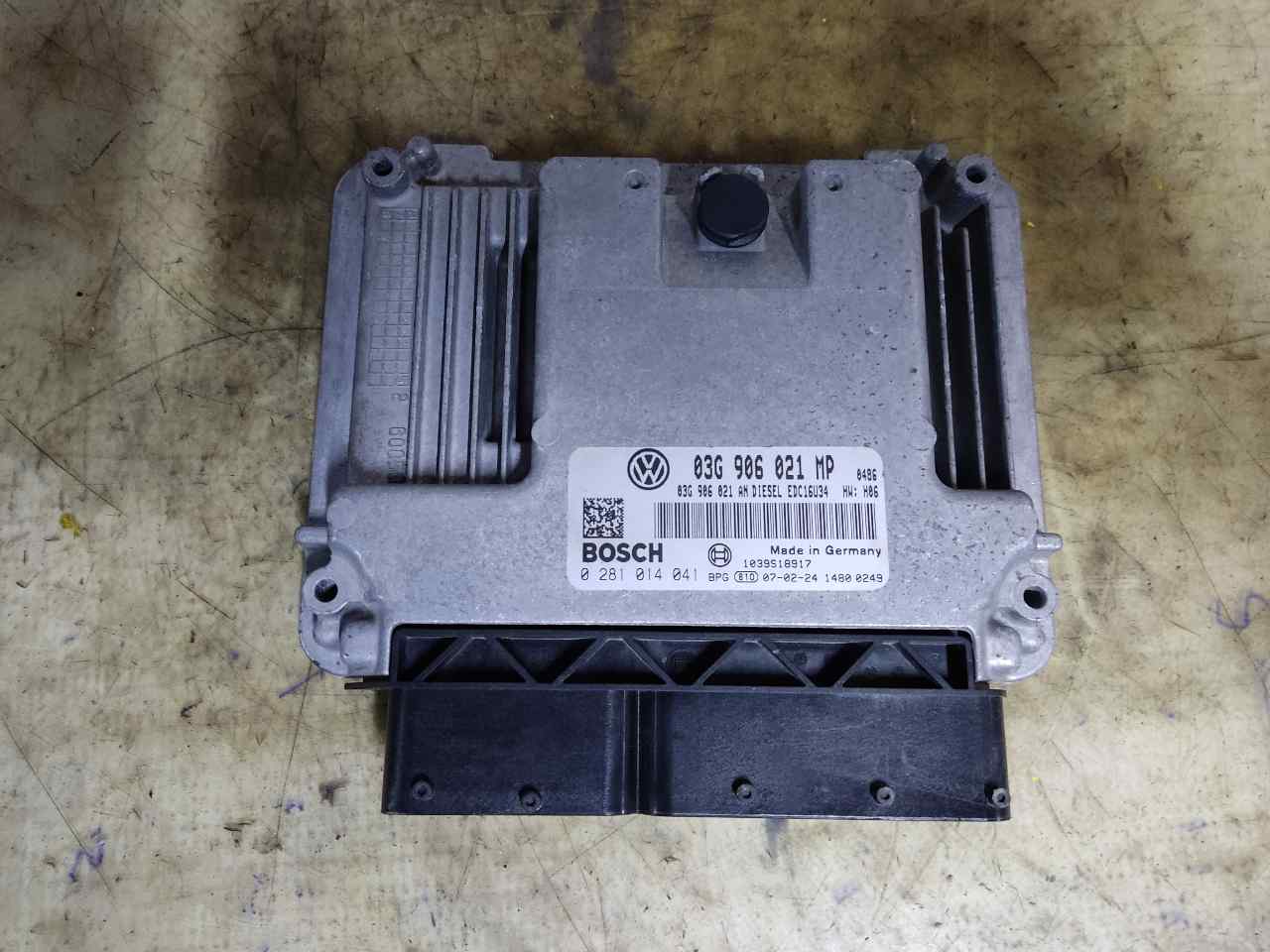 VOLKSWAGEN Touran 1 generation (2003-2015) Engine Control Unit ECU 0281014041 24920737