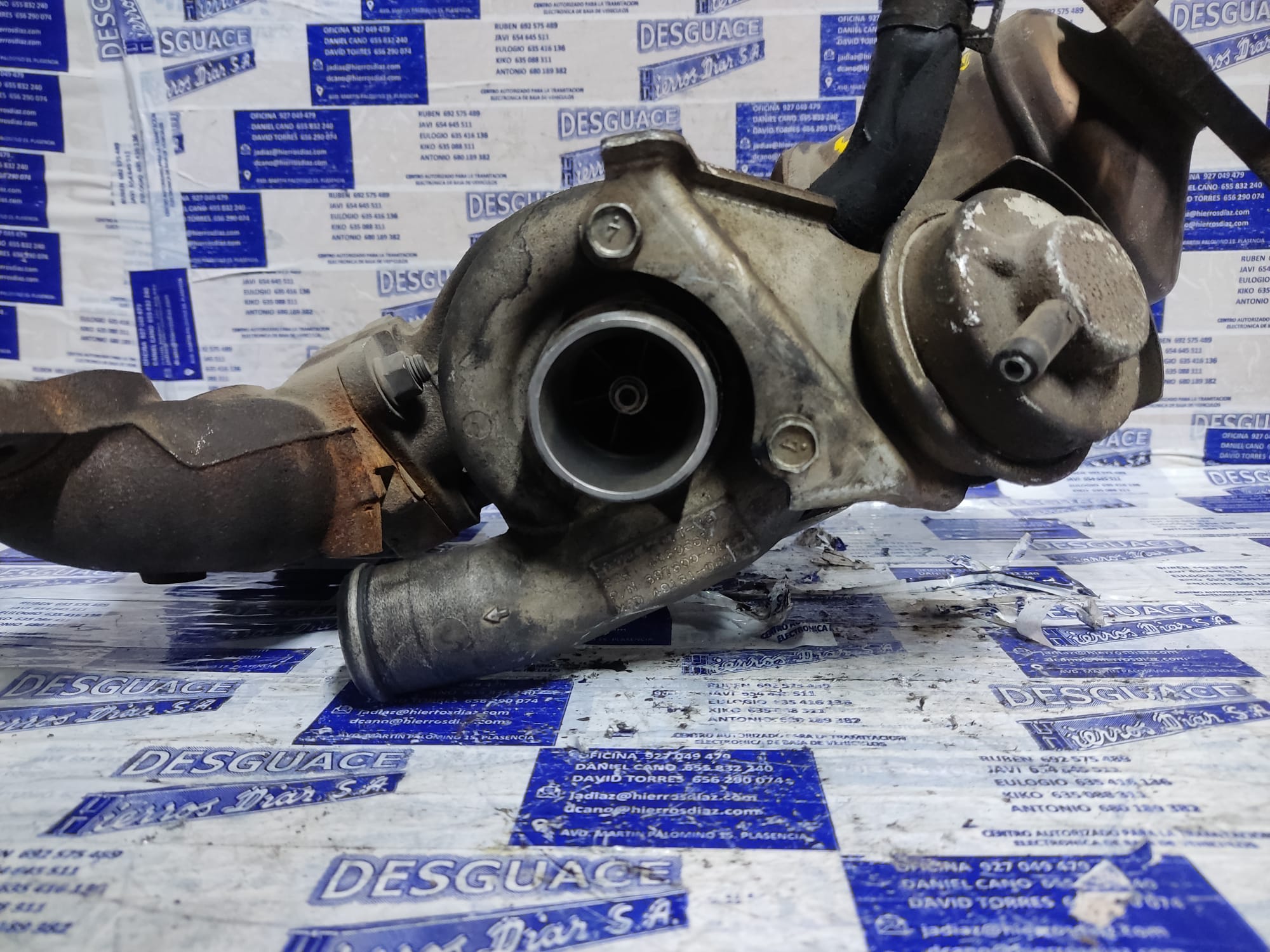 OPEL Meriva 1 generation (2002-2010) Turbocharger ESTANTERÍA96 24892086