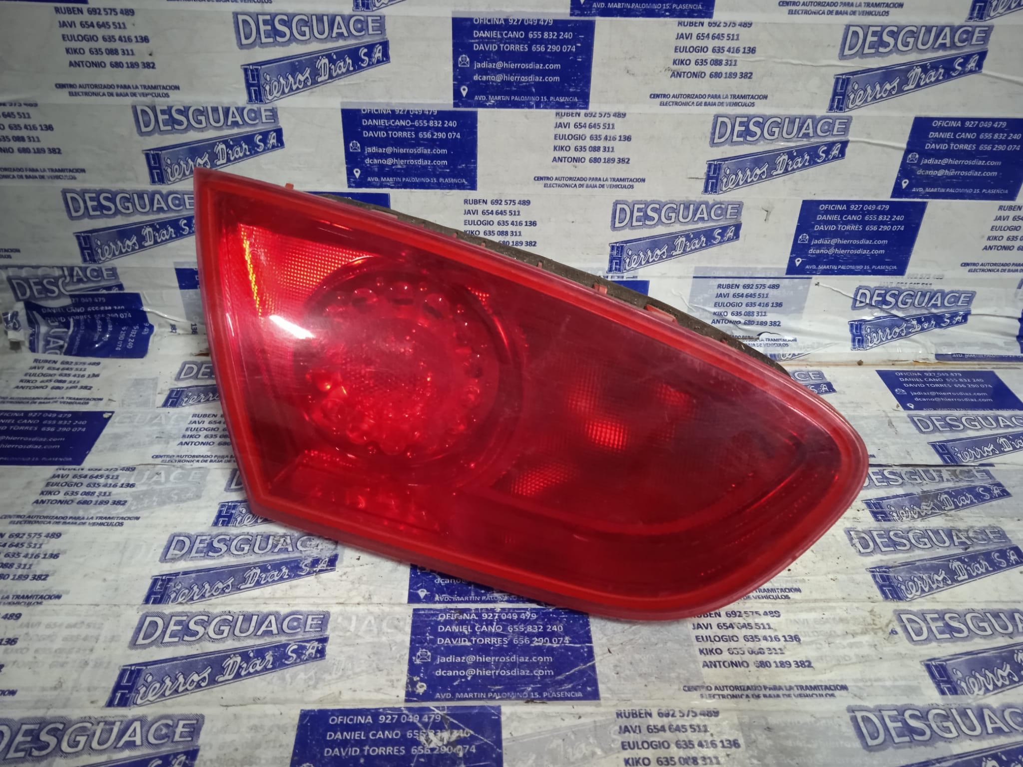 SEAT Leon 2 generation (2005-2012) Rear Left Taillight ESTANTERÍA11 24889571