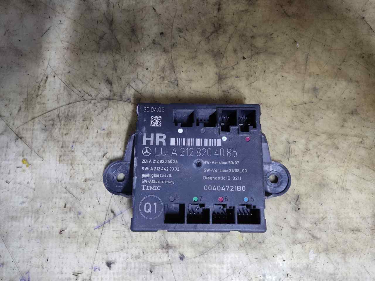 MERCEDES-BENZ E-Class W212/S212/C207/A207 (2009-2016) Comfort Control Unit A2128204085 24902971