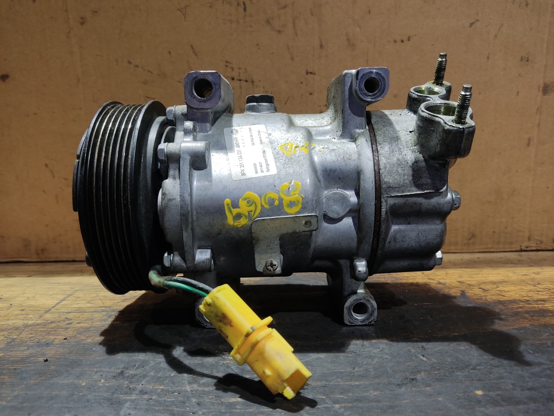 CITROËN C3 1 generation (2002-2010) Air Condition Pump 8FK351134331 24952409